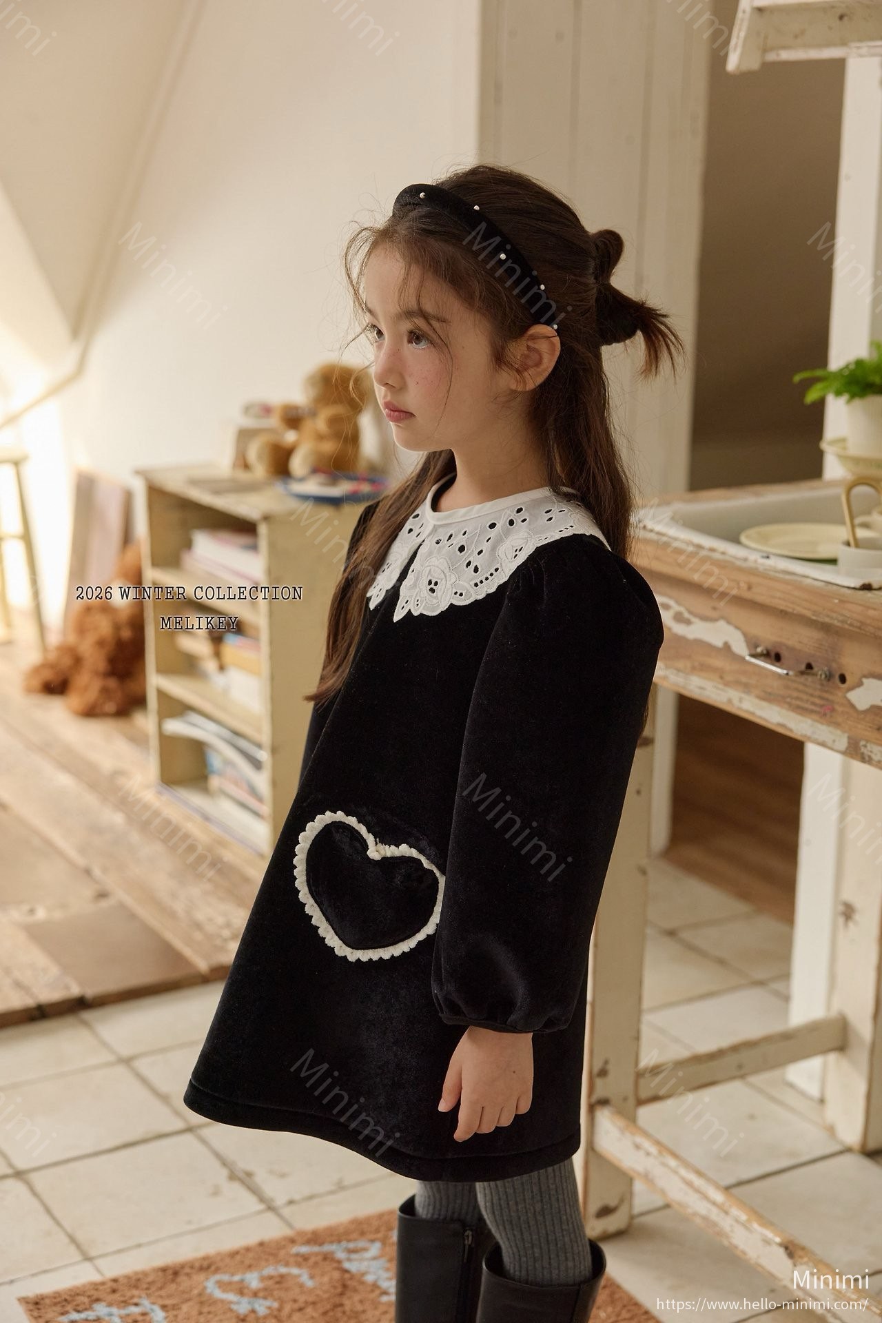 Melikey Two Heart Dress 細節圖 3