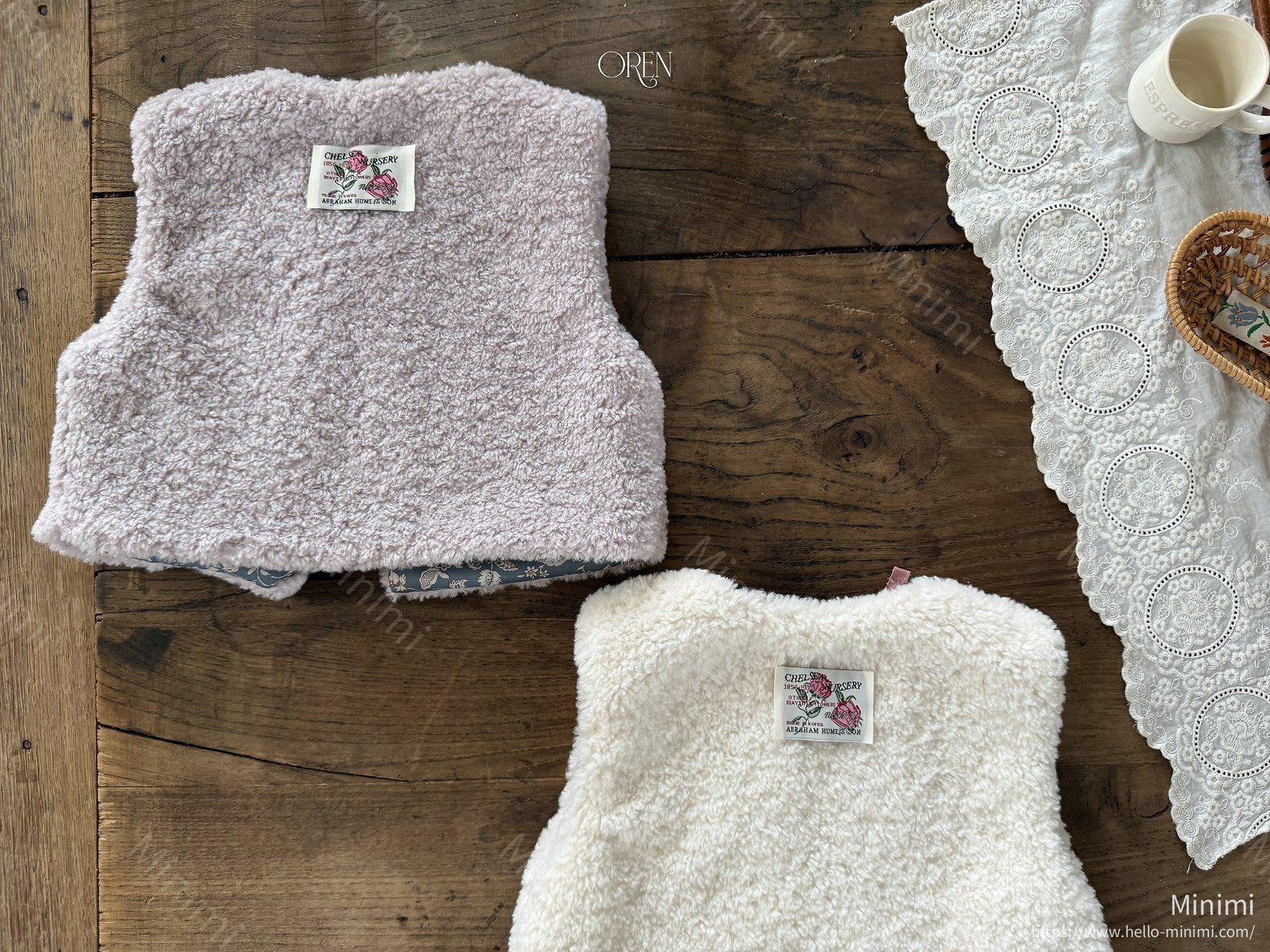 Oren Lavender Bear Vest 細節圖 16
