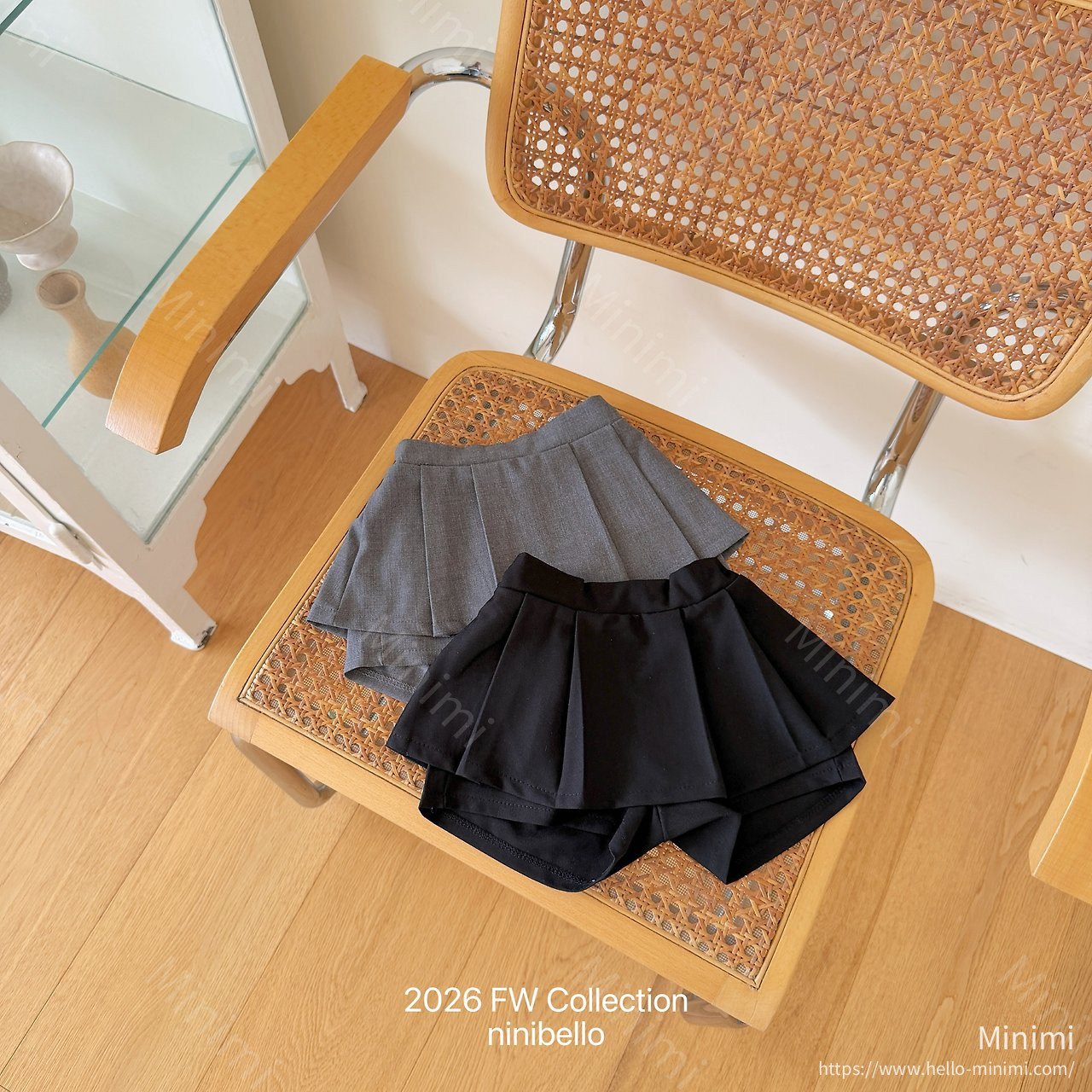 ninibello Rosé Pleated Skirt 細節圖 1