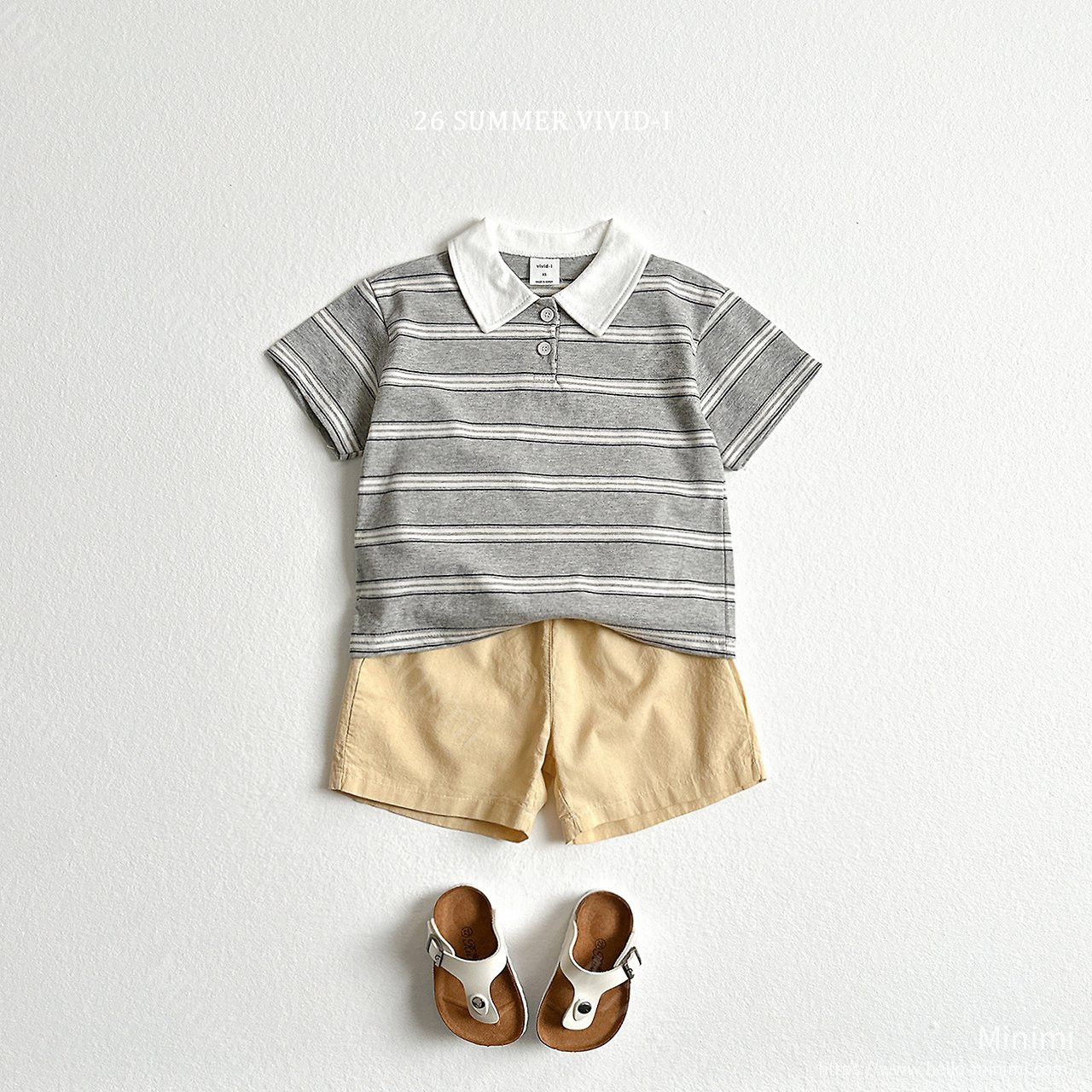 VIVID-I Multi Collar Striped T-Shirt 細節圖 12