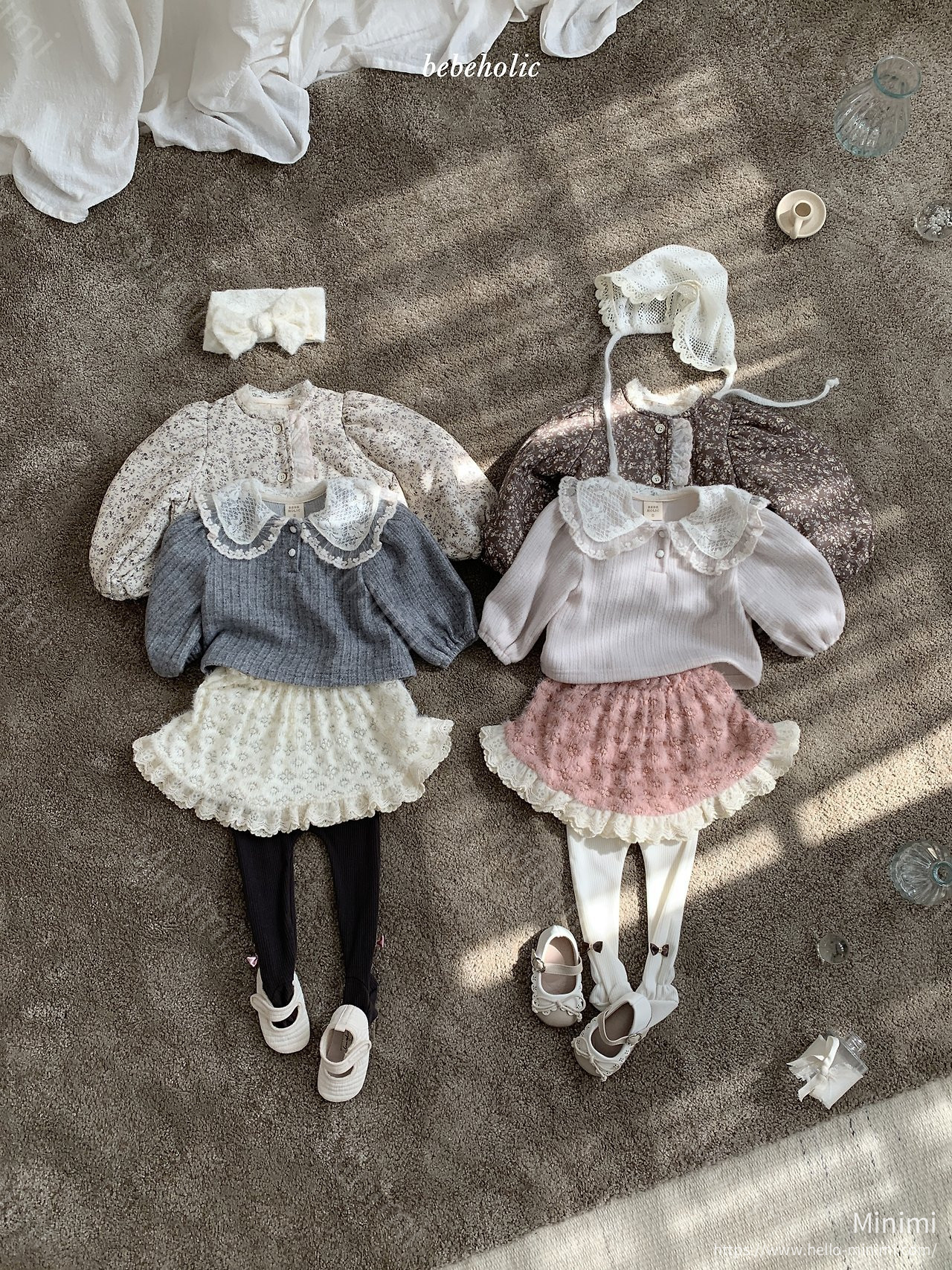 BEBEHOLIC Dear Layered Skirt - 韓國童裝代購主圖