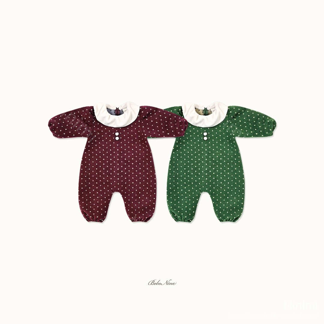 bebe nine Pom-Pom Collar Romper 細節圖 16