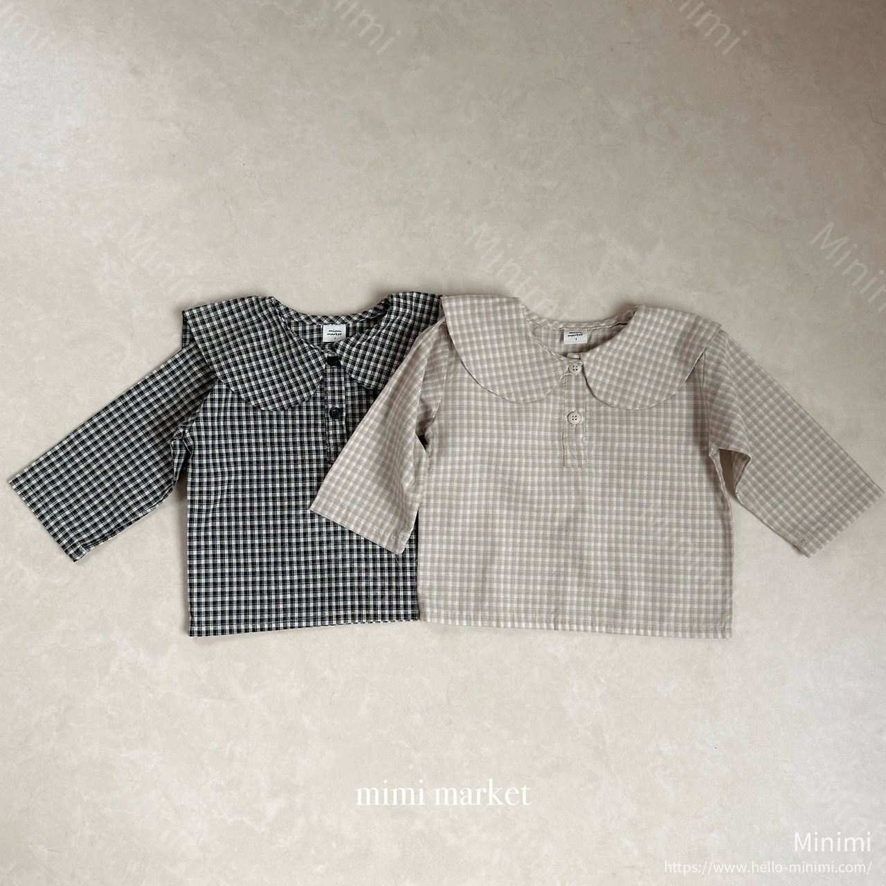 mimi-market Sunny Sailor Blouse - 韓國童裝代購主圖