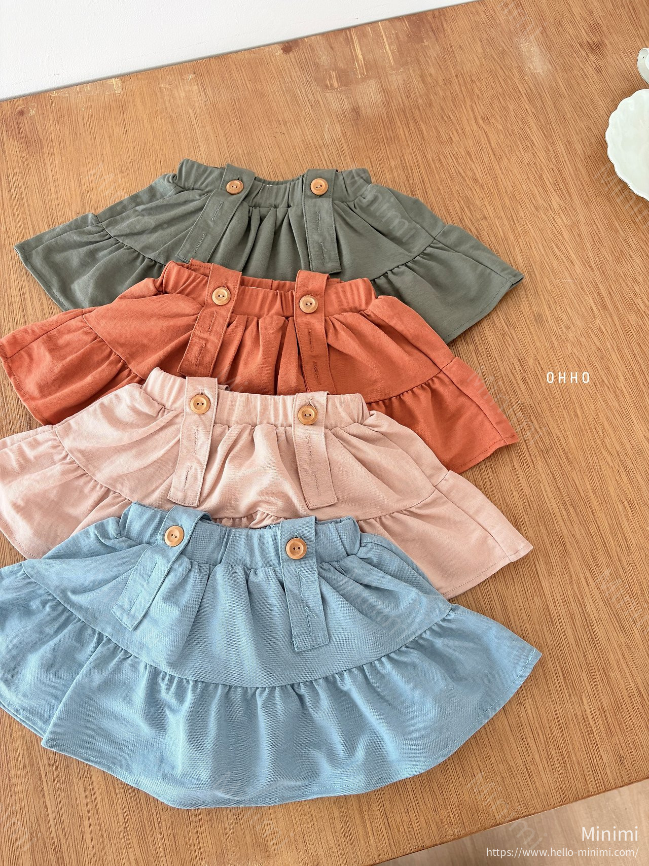 OHHO Forest Shirring Strap Skirt 細節圖 13