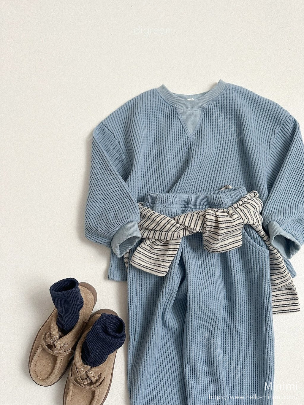 digreen Flat Waffle Pants 細節圖 12
