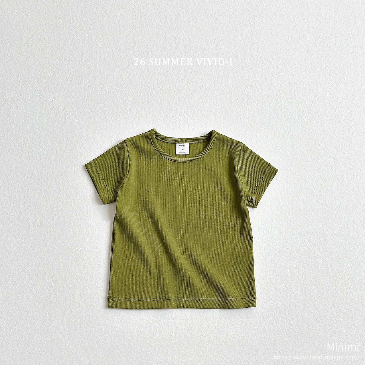 VIVID-I Pastel Ribbed T-Shirt 細節圖 5