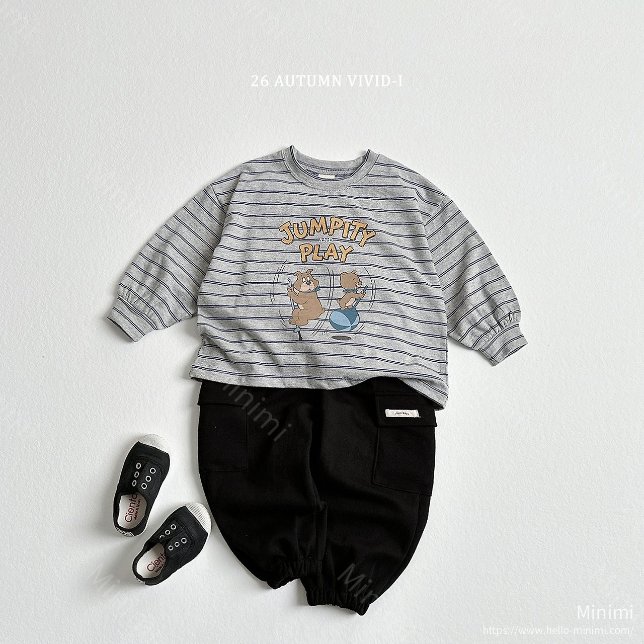 VIVID-I Stripe Cartoon Single T-shirt 細節圖 17