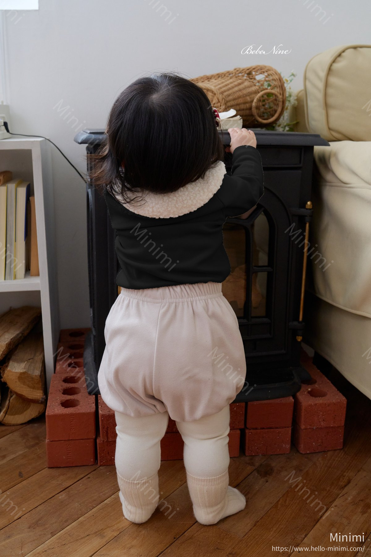 bebe nine Teddy Round-Collar Top 細節圖 17