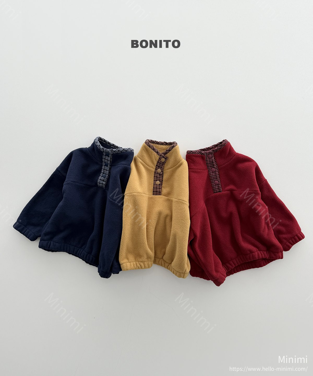 BONITO Check Binding Fleece 細節圖 1