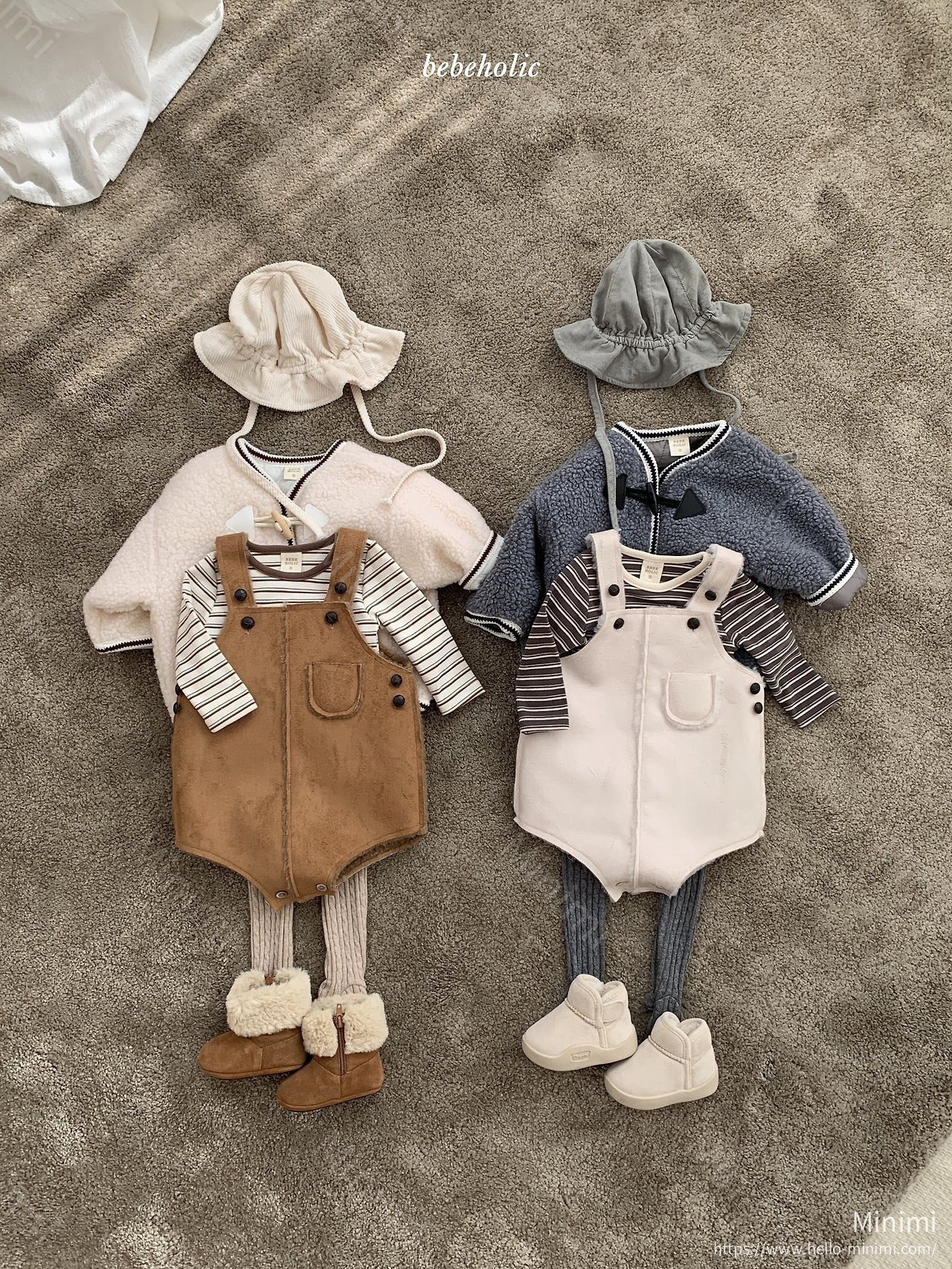 BEBEHOLIC Mousse Suspender Suit 韓國童裝現貨