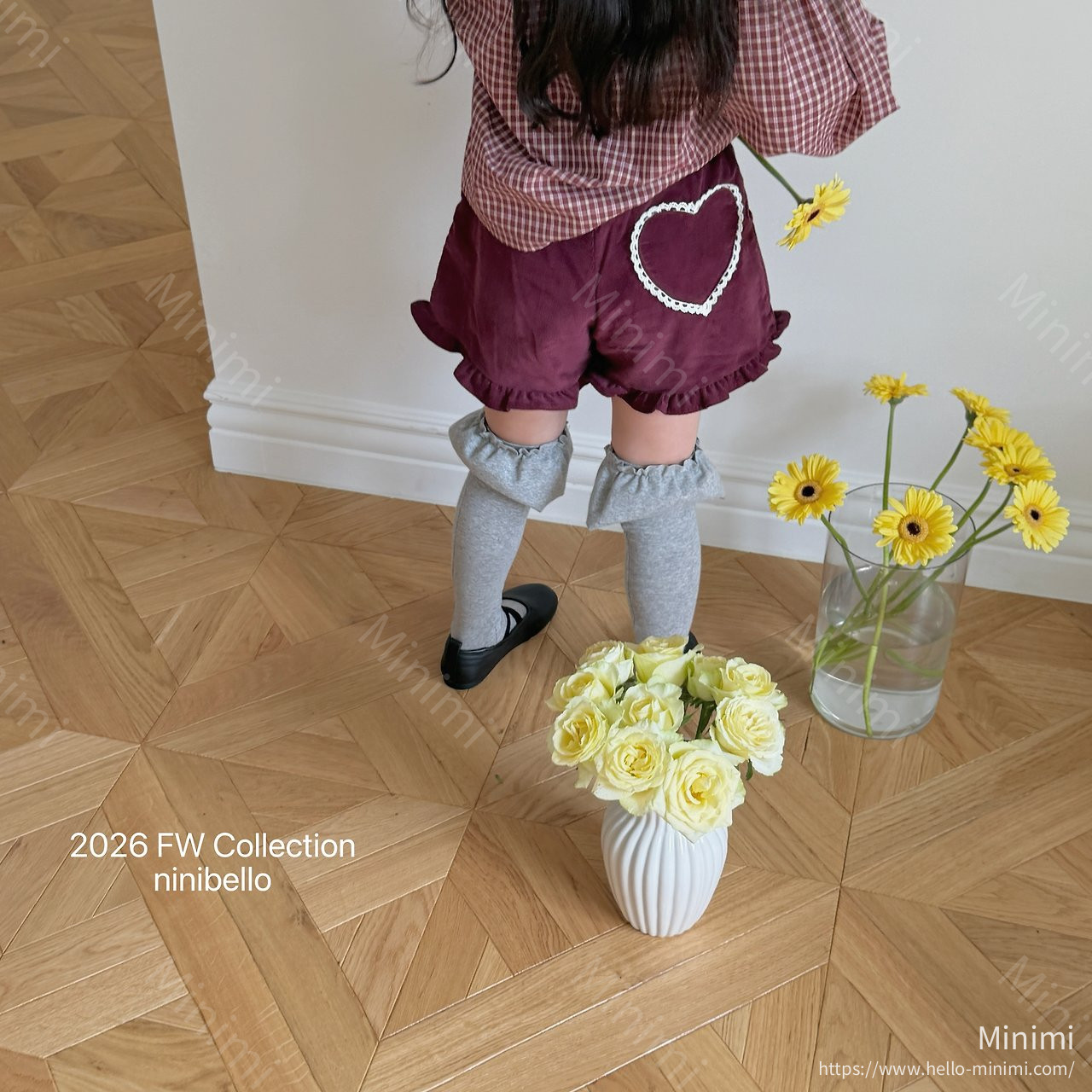 ninibello Heart Frill Corduroy Shorts 細節圖 23