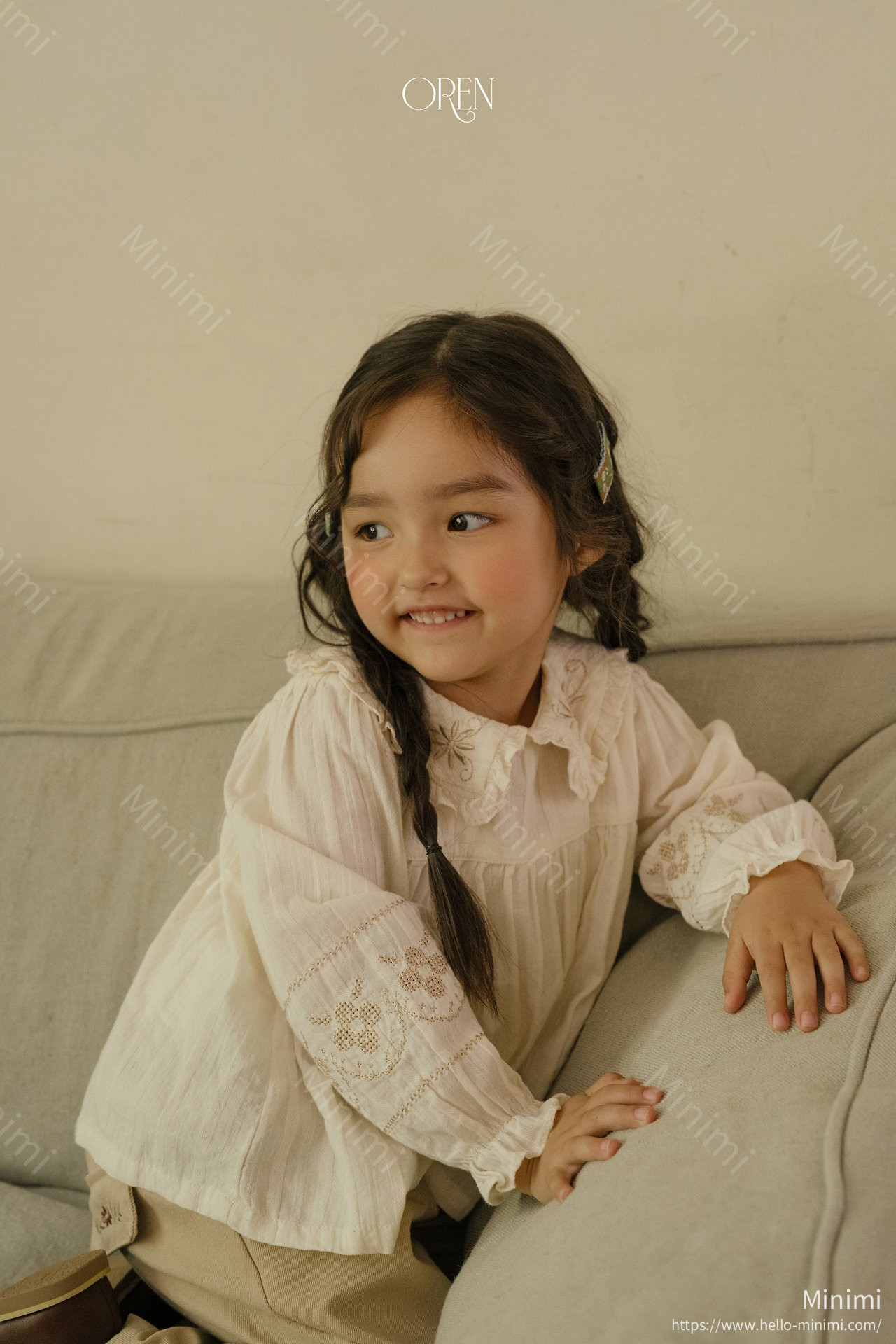 Oren Honey Beige Blouse 細節圖 6