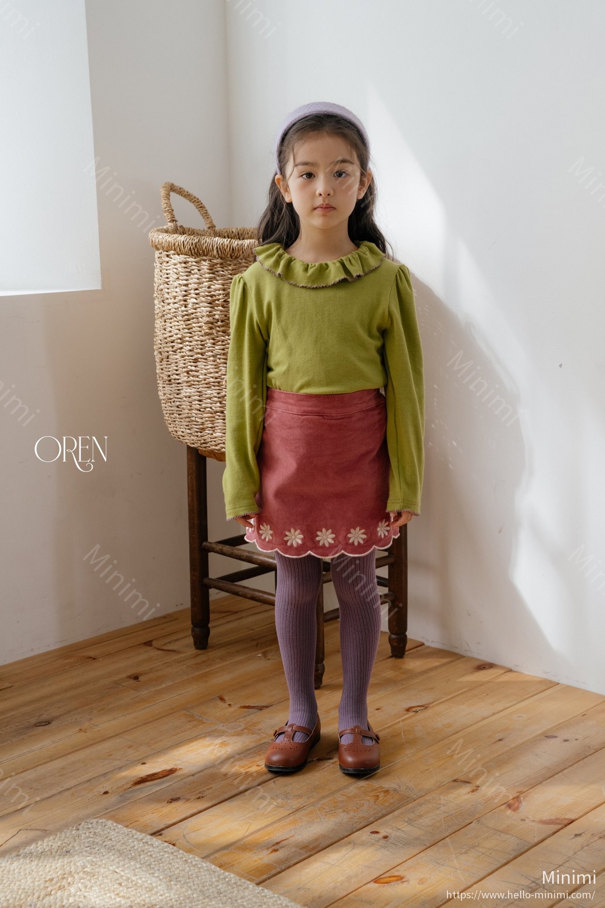 Oren Velour Ribbed Tights 細節圖 5
