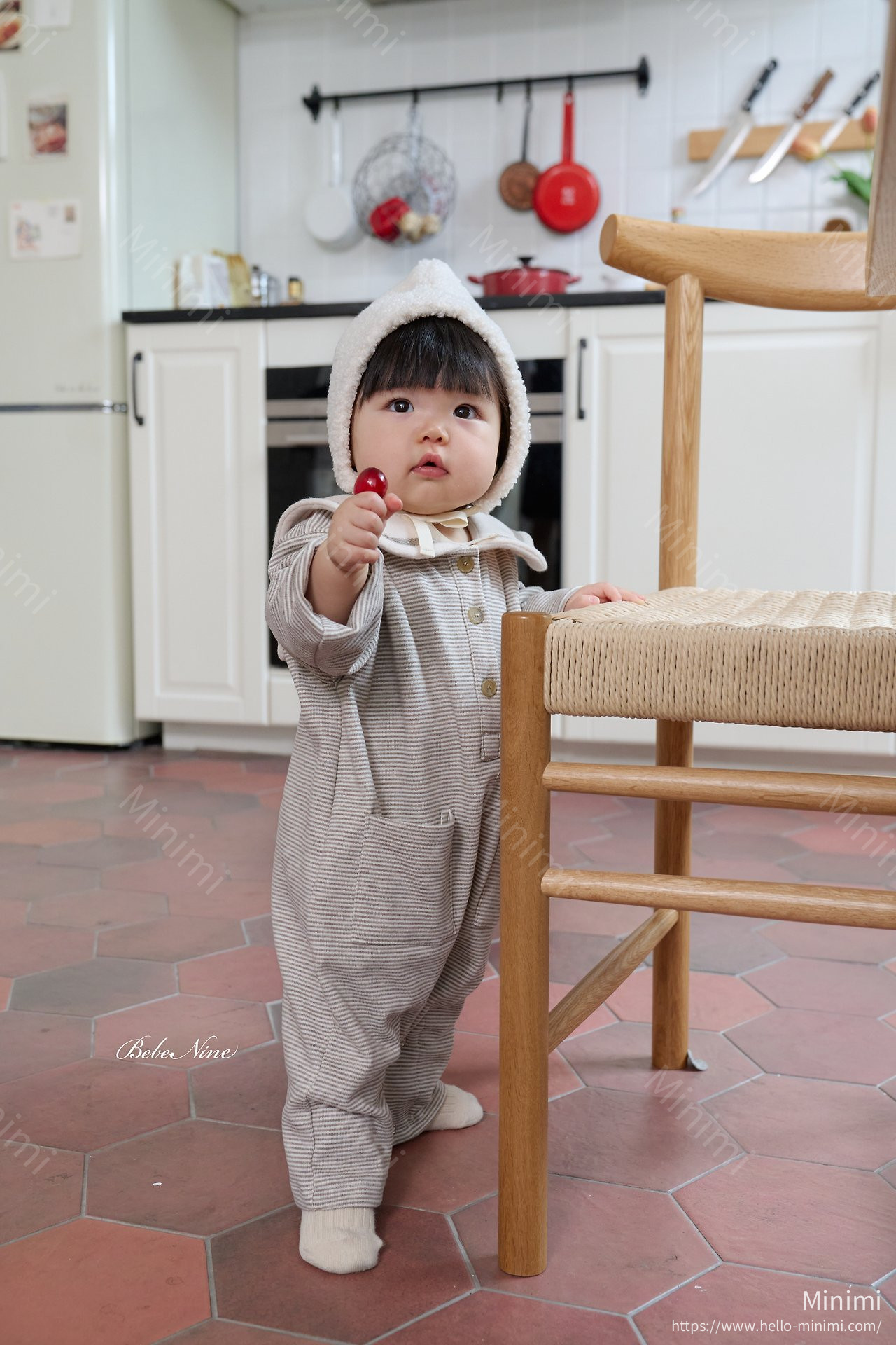 bebe nine Striped Sailor Romper 韓國童裝現貨