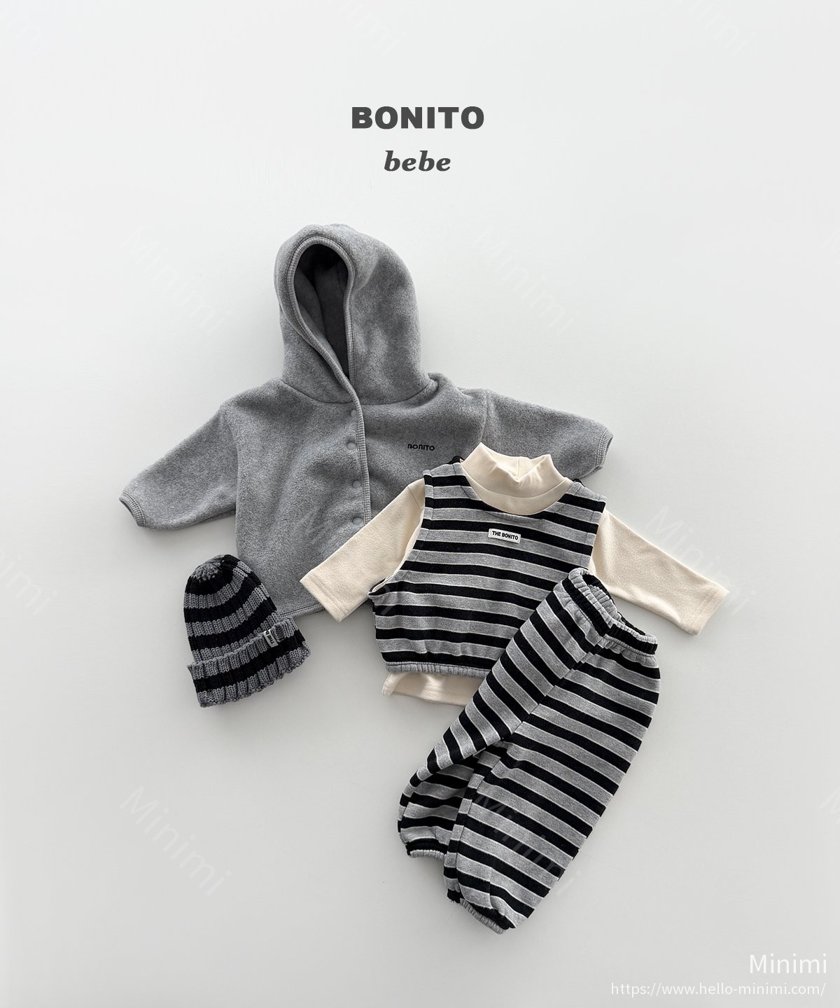 BONITO Stripe Vest Set 細節圖 5