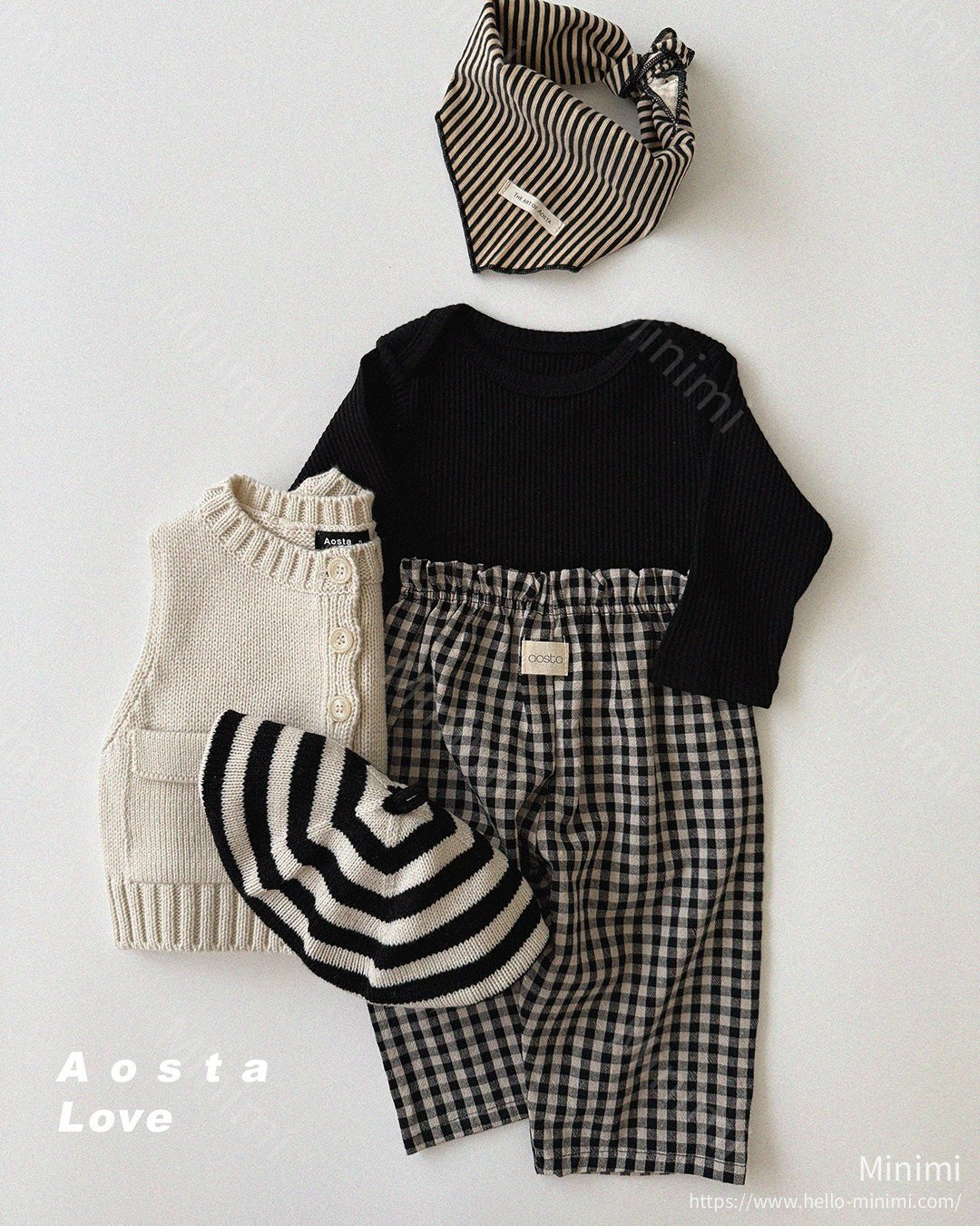 Aosta atelier Caramel Check Pants 細節圖 58