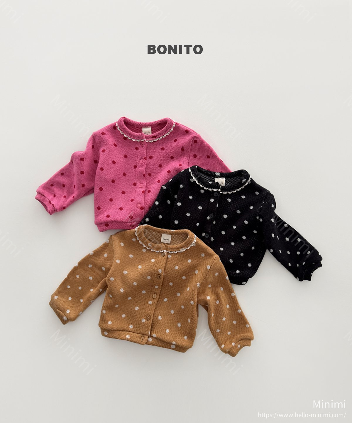 BONITO Dot Cardigan 細節圖 1