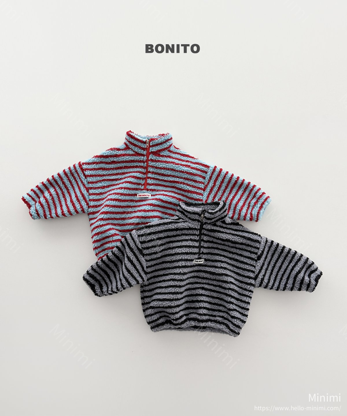 BONITO Dumble Stripe Half-Zip 細節圖 1