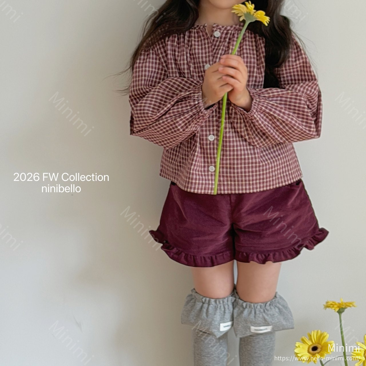 ninibello Heart Frill Corduroy Shorts 細節圖 26