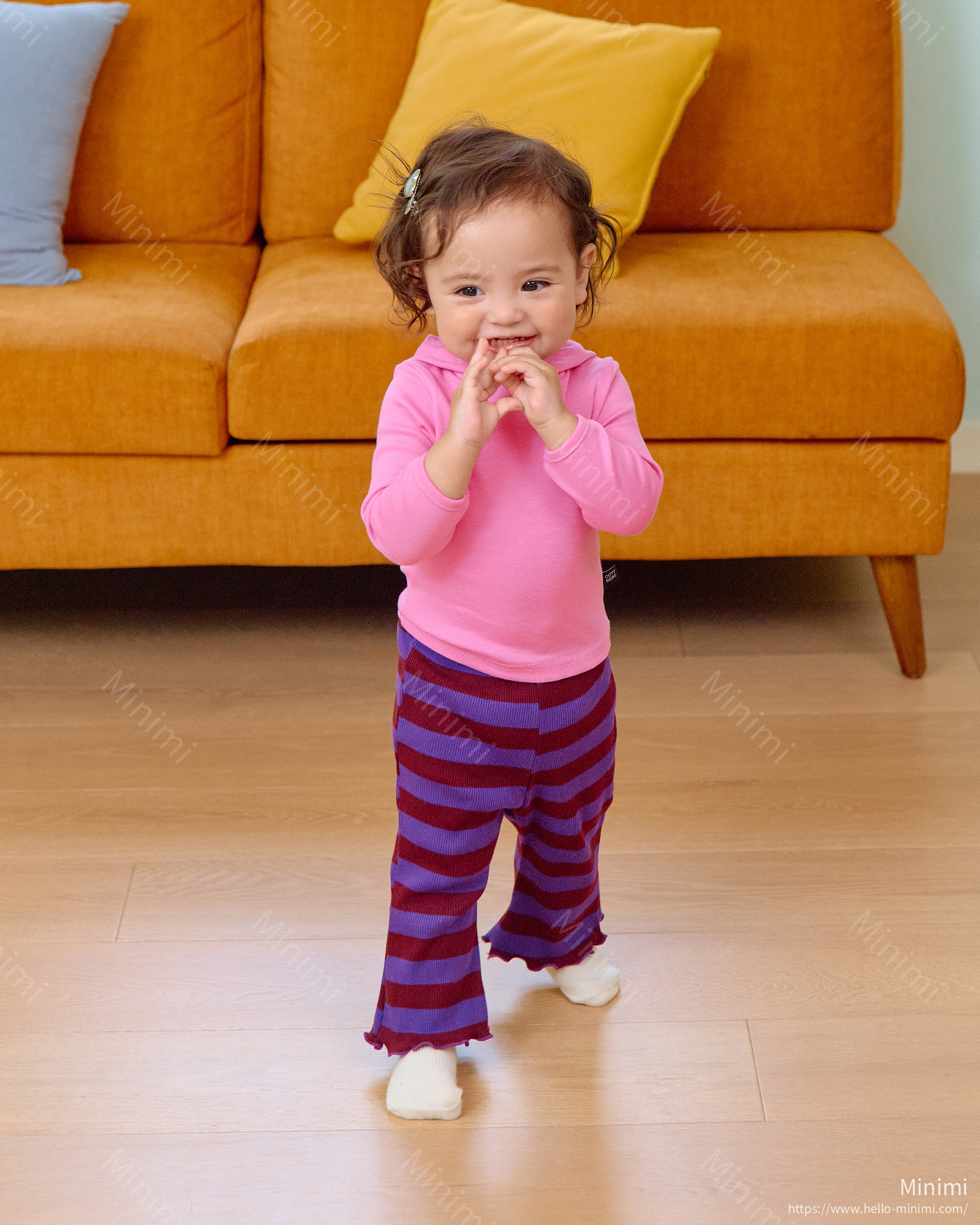 oott bebe Kitsch Pop Ribbed Bootcut Pants 細節圖 24