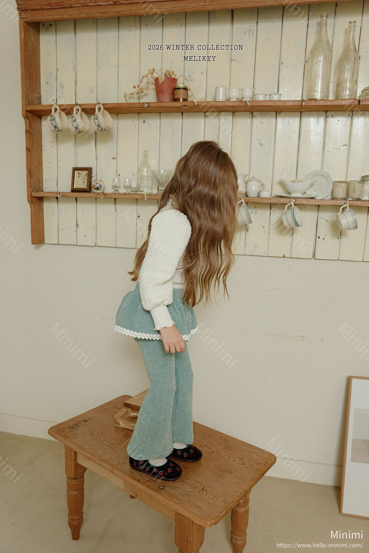 Melikey Frill Velour Bootcut 細節圖 4