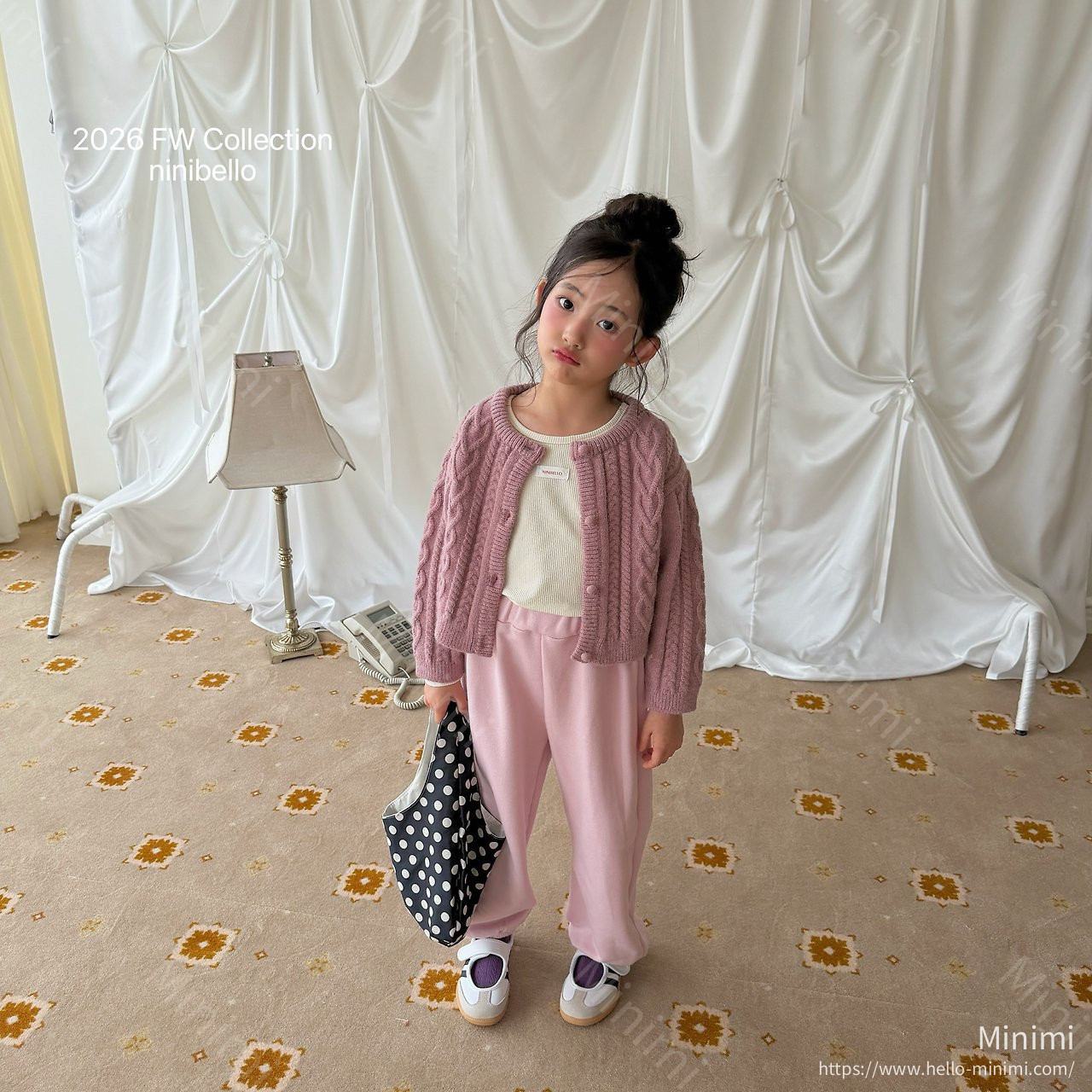 ninibello Mauve Knit Cardigan 細節圖 24