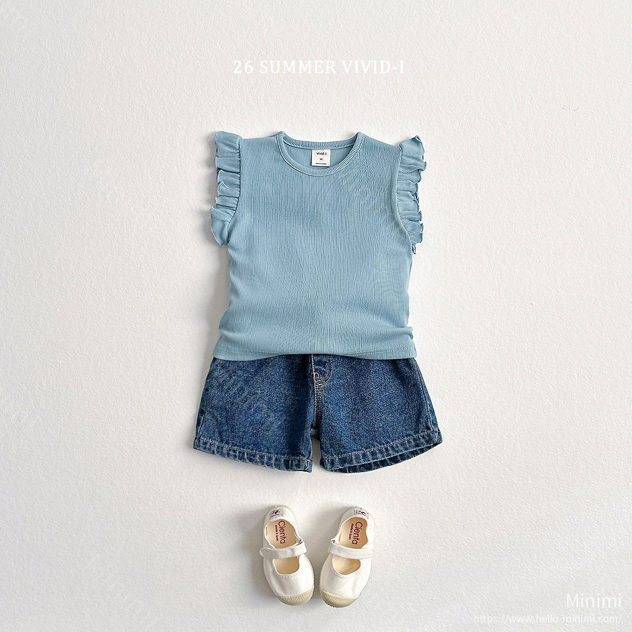 VIVID-I Ribbed Ruffle Sleeveless Top 細節圖 17