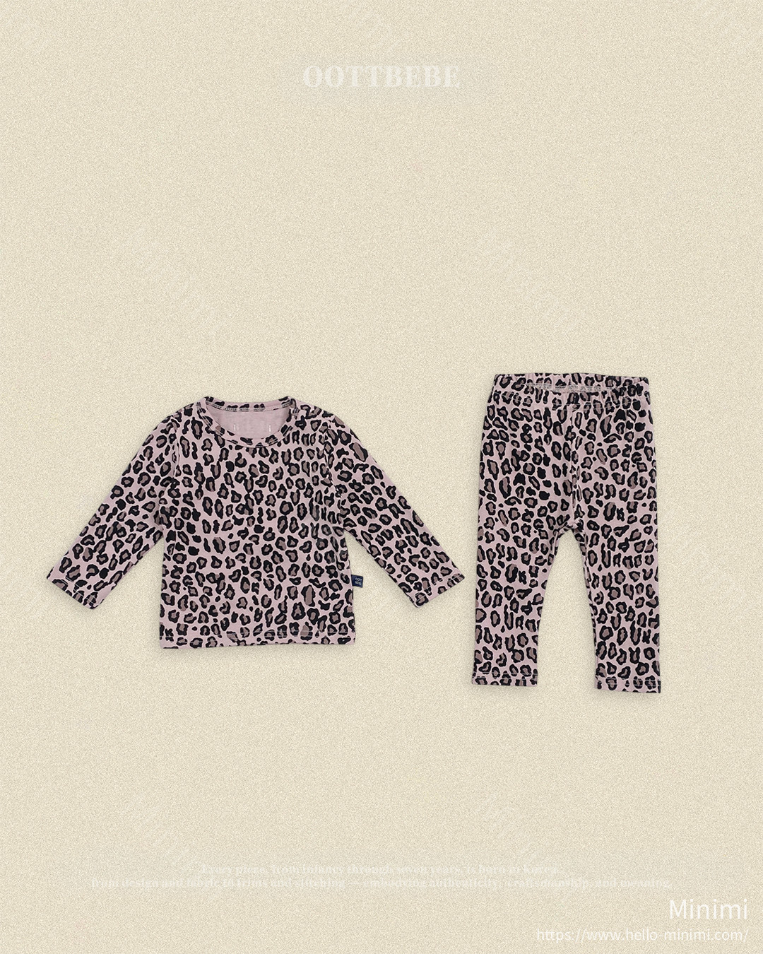 oott bebe Little Leopard Loungewear 細節圖 6