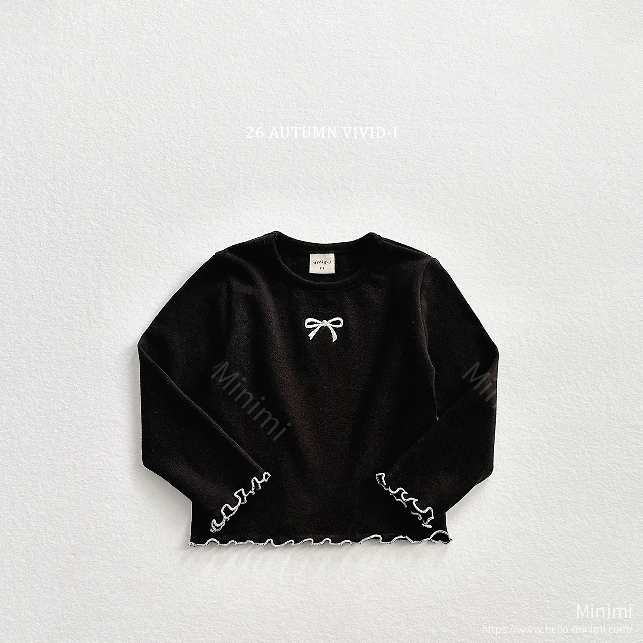 VIVID-I Ribbon Span Ruffle T-shirt 細節圖 4