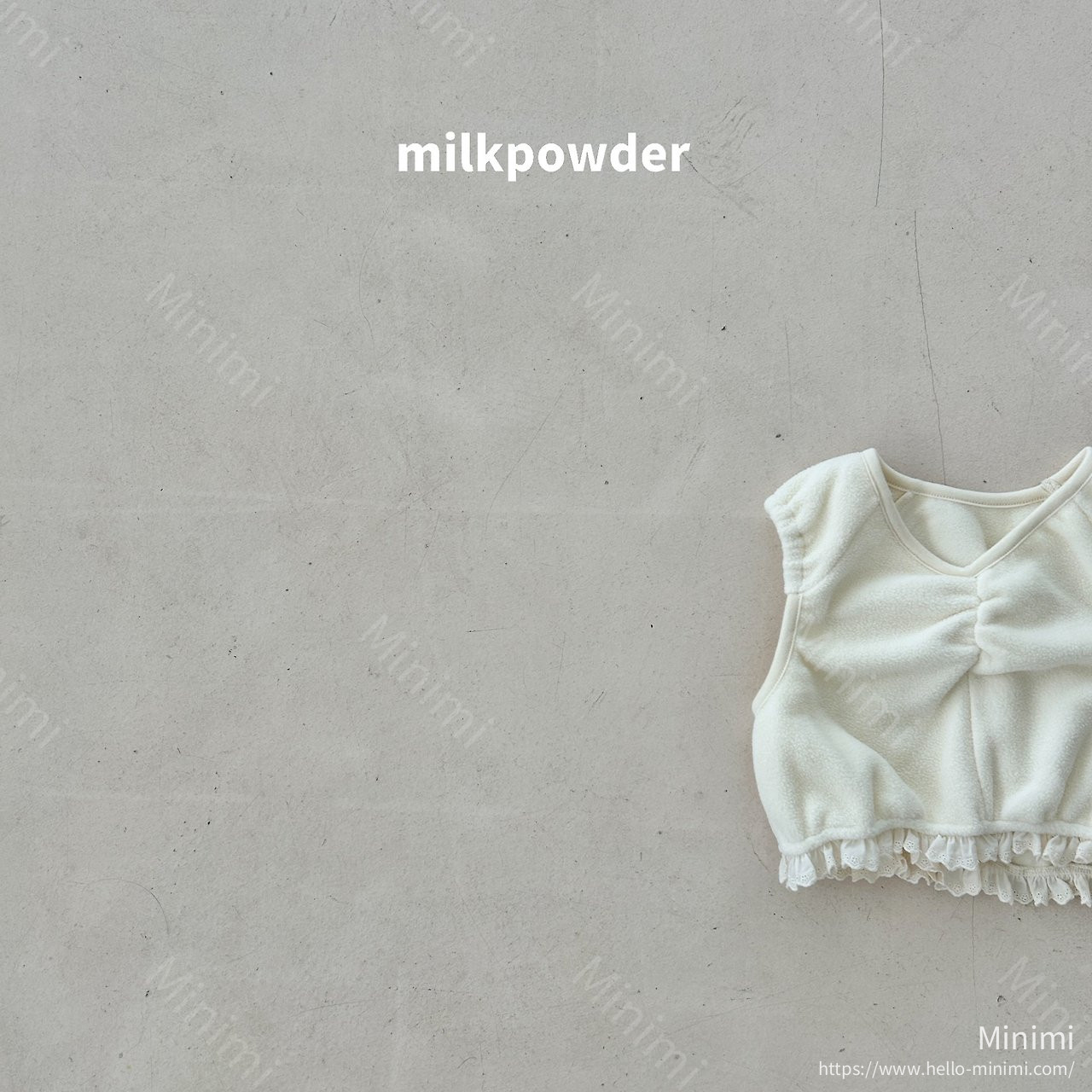 milkpowder Soft Fleece Vest 細節圖 7