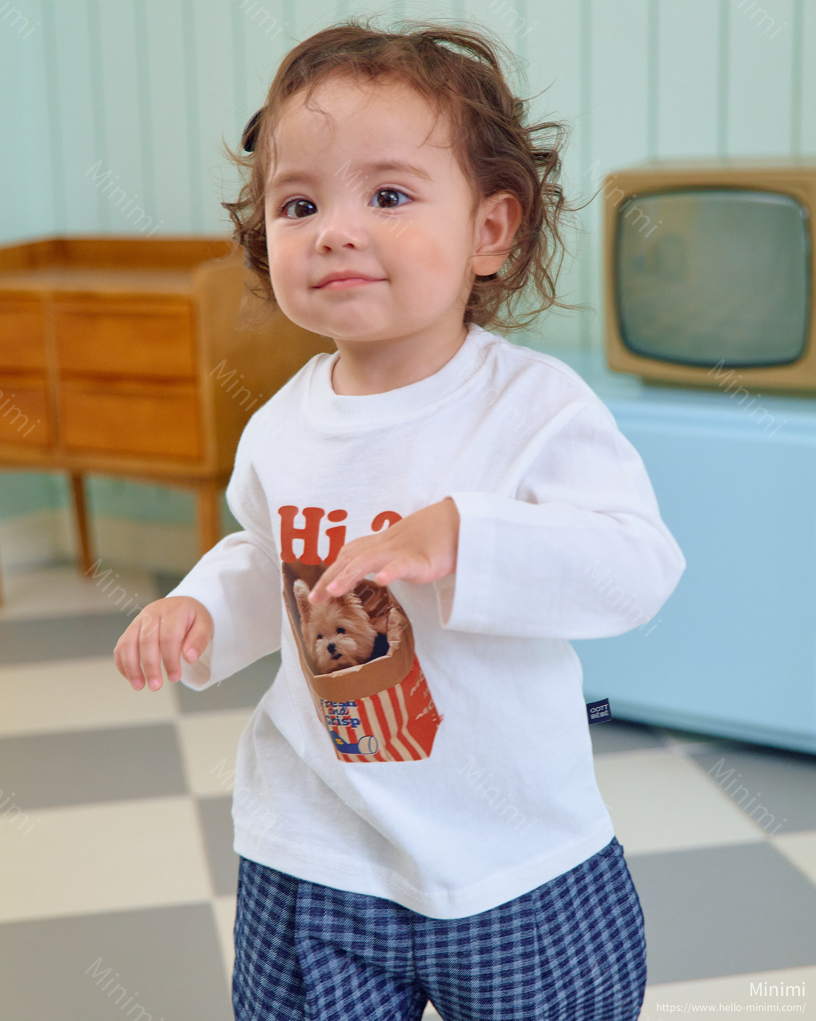 oott bebe Puppy Series T-shirt (Kids) 細節圖 23