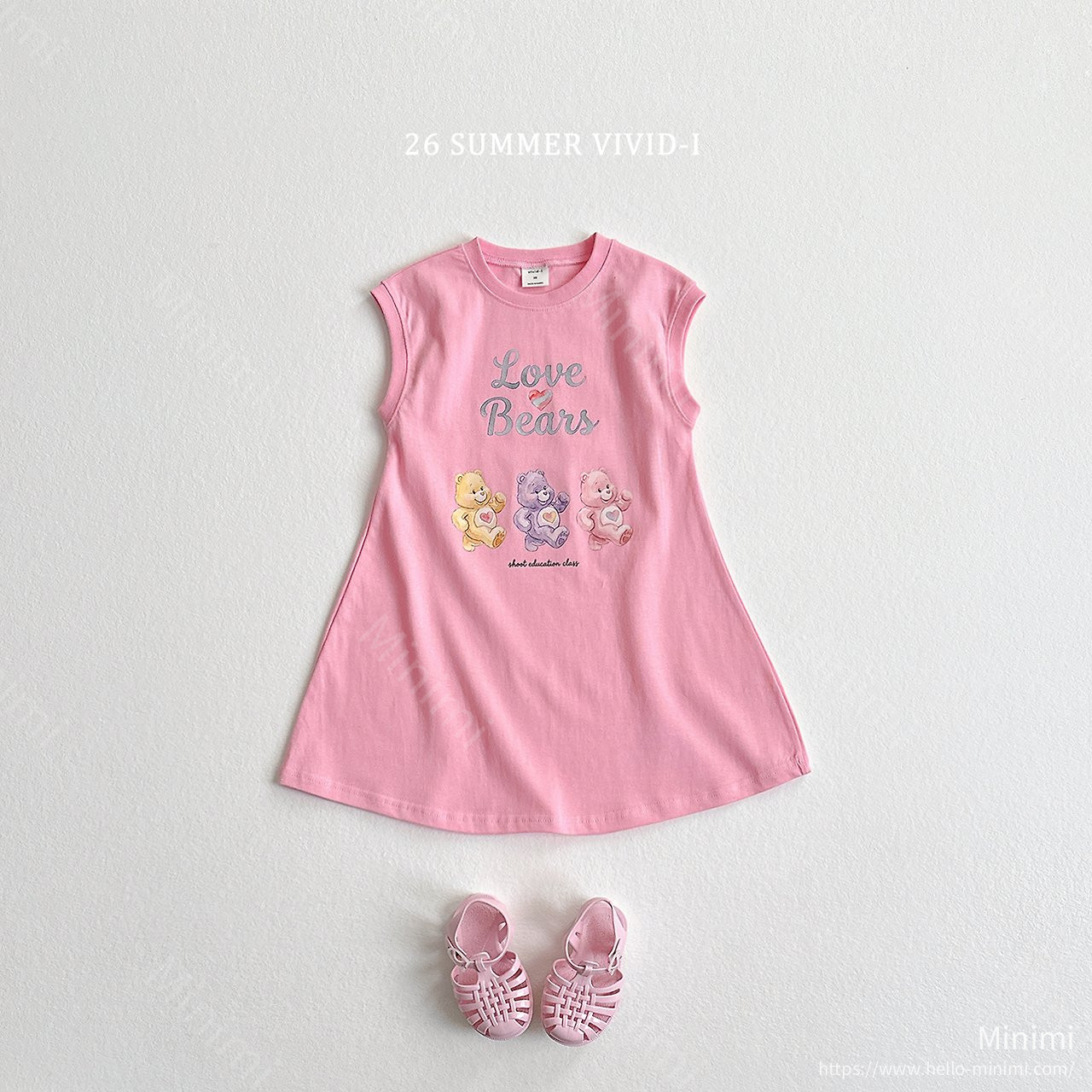 VIVID-I Painted Bear Long Dress 細節圖 2