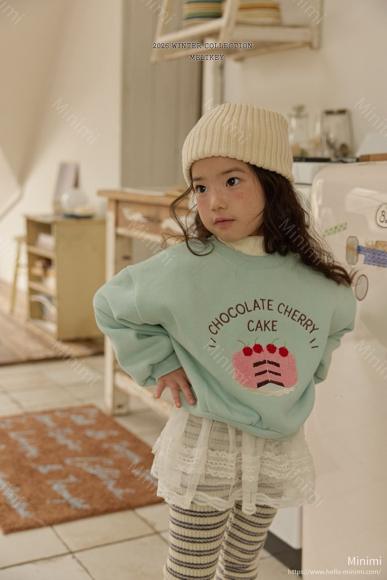 Melikey Pom Pom Shawl Frill Tee 細節圖 10