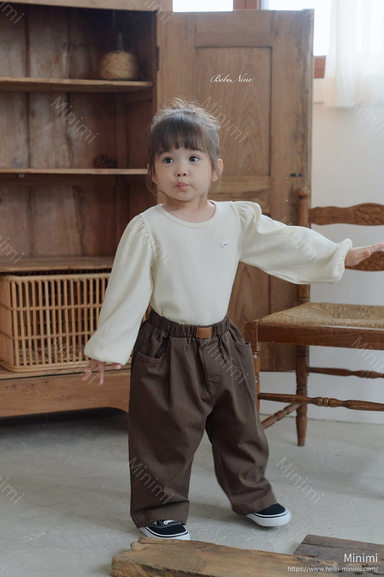 bebe nine Momo Cotton Pants 細節圖 5