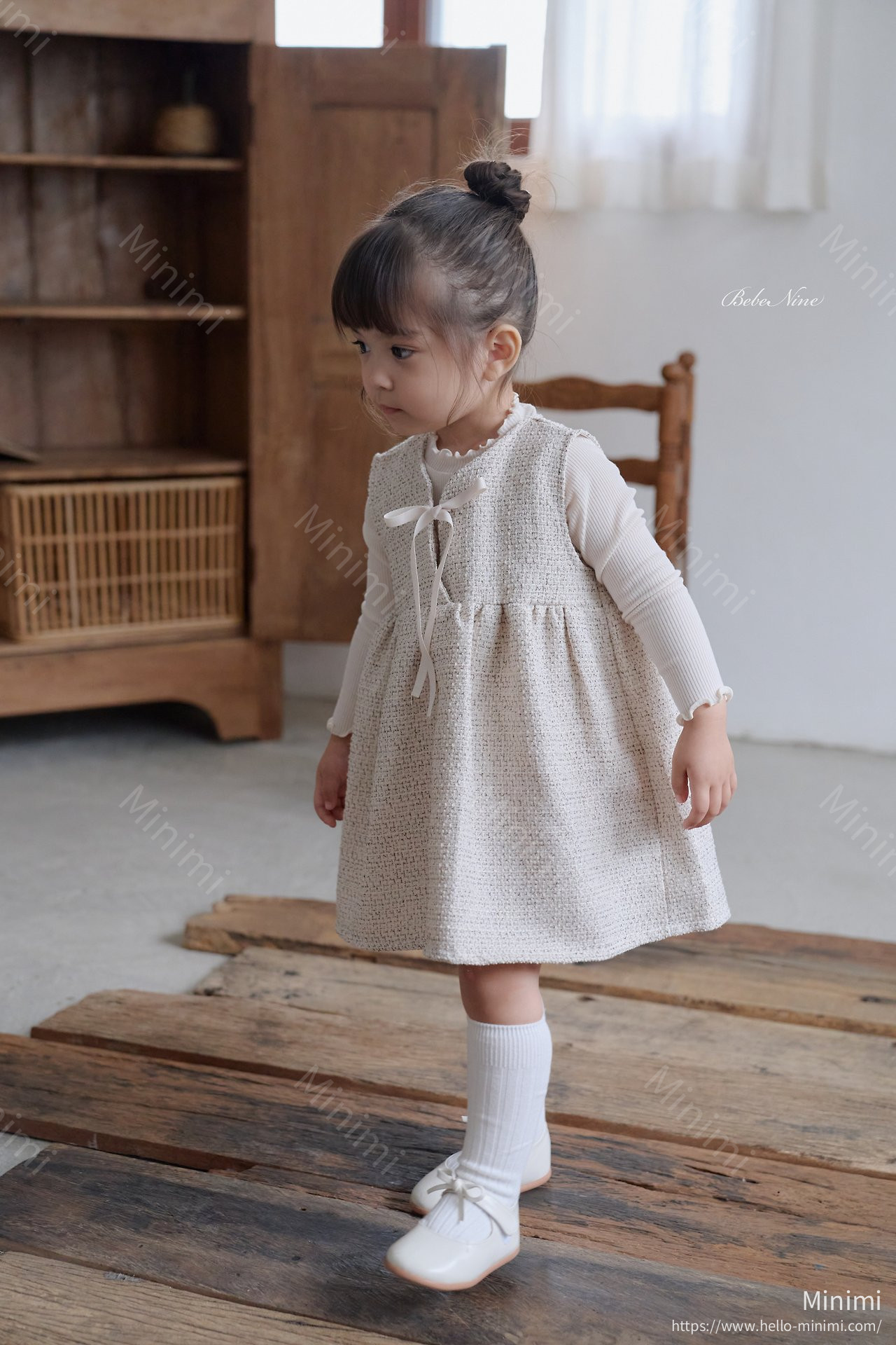 bebe nine Rococo Dress - 韓國童裝代購主圖