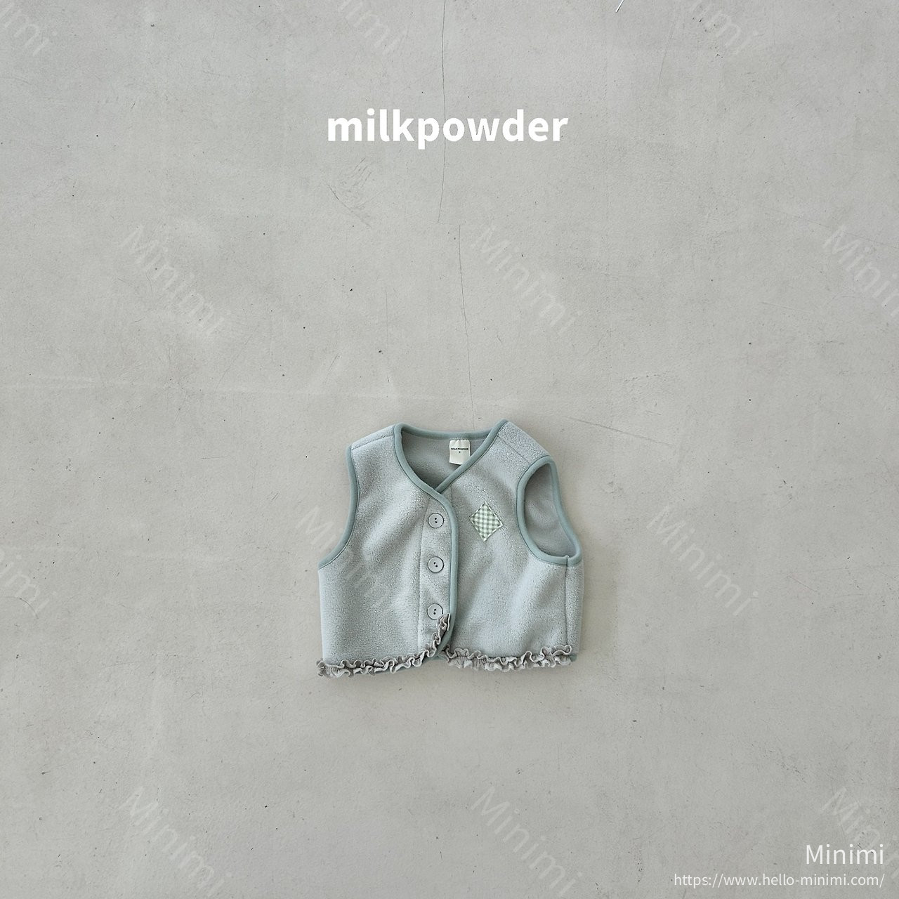 milkpowder Fogny Fleece Vest 細節圖 11