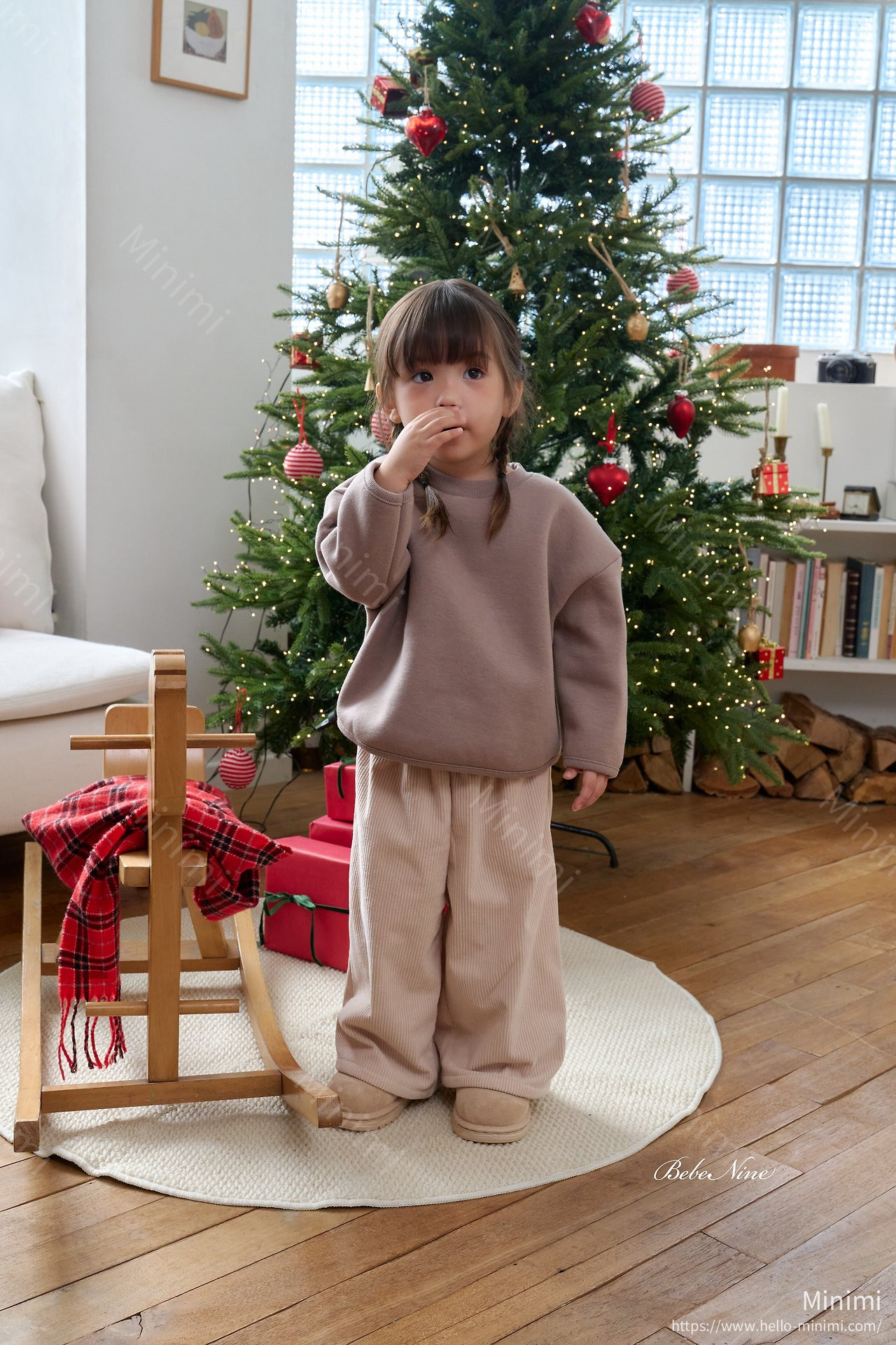 bebe nine Mona Brushed-Lining Sweatshirt 細節圖 11