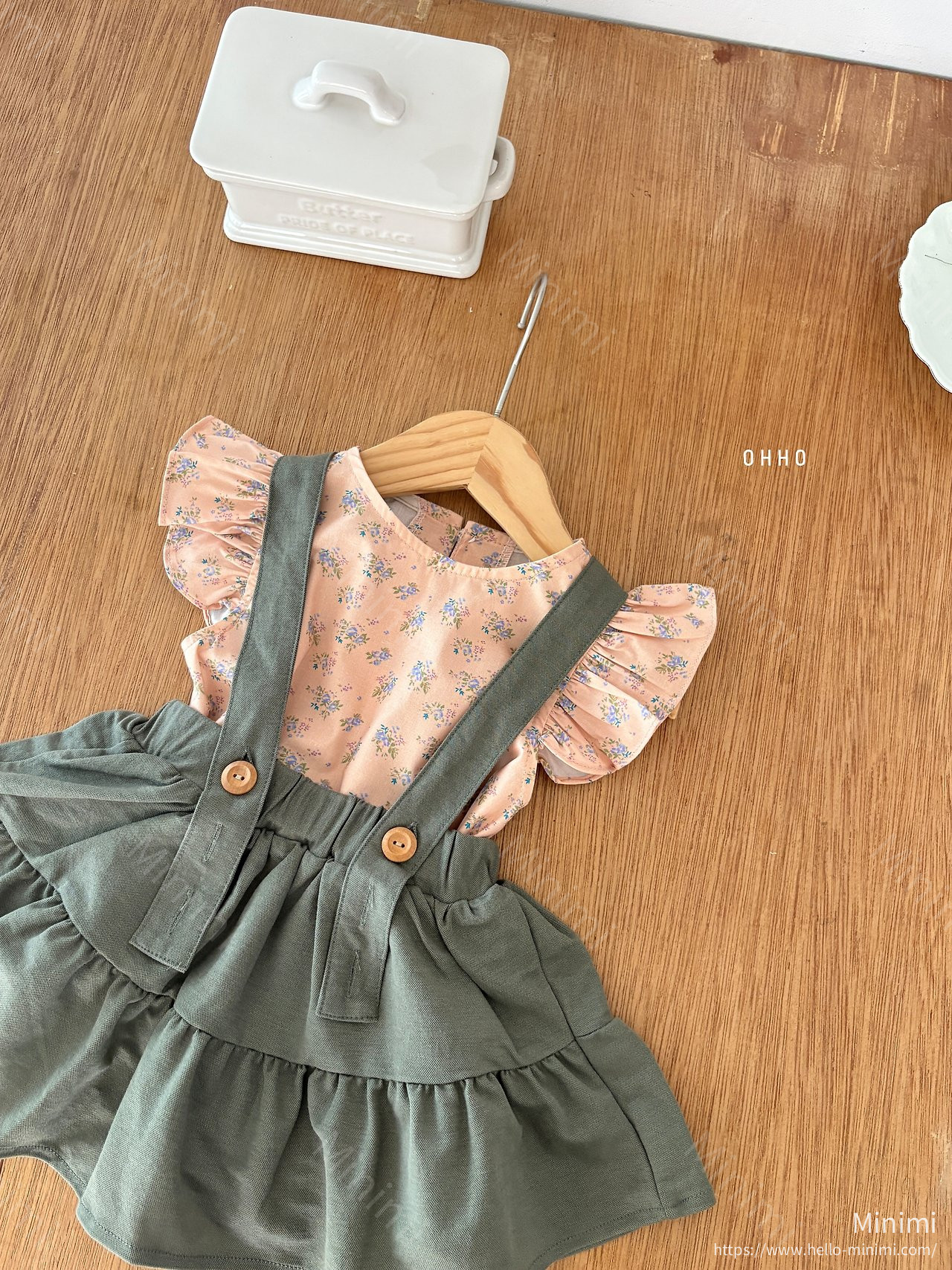 OHHO Forest Shirring Strap Skirt 細節圖 4