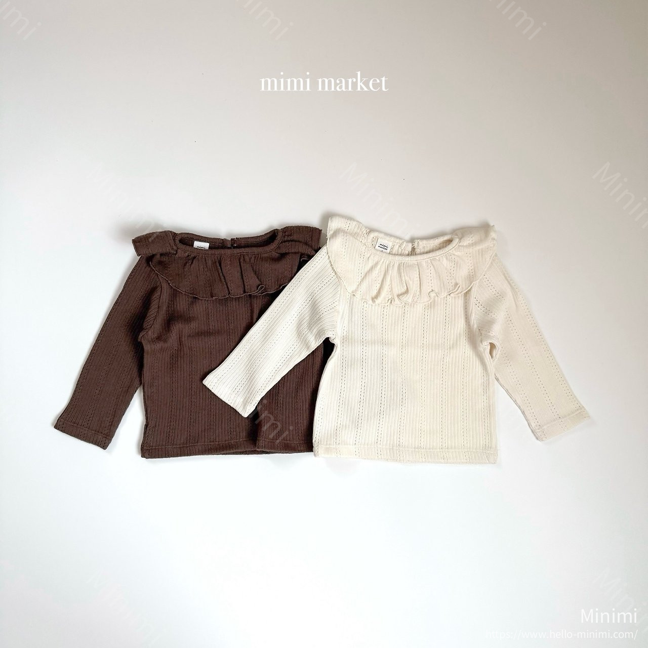 mimi-market Lovey Collar Tee 韓國童裝現貨