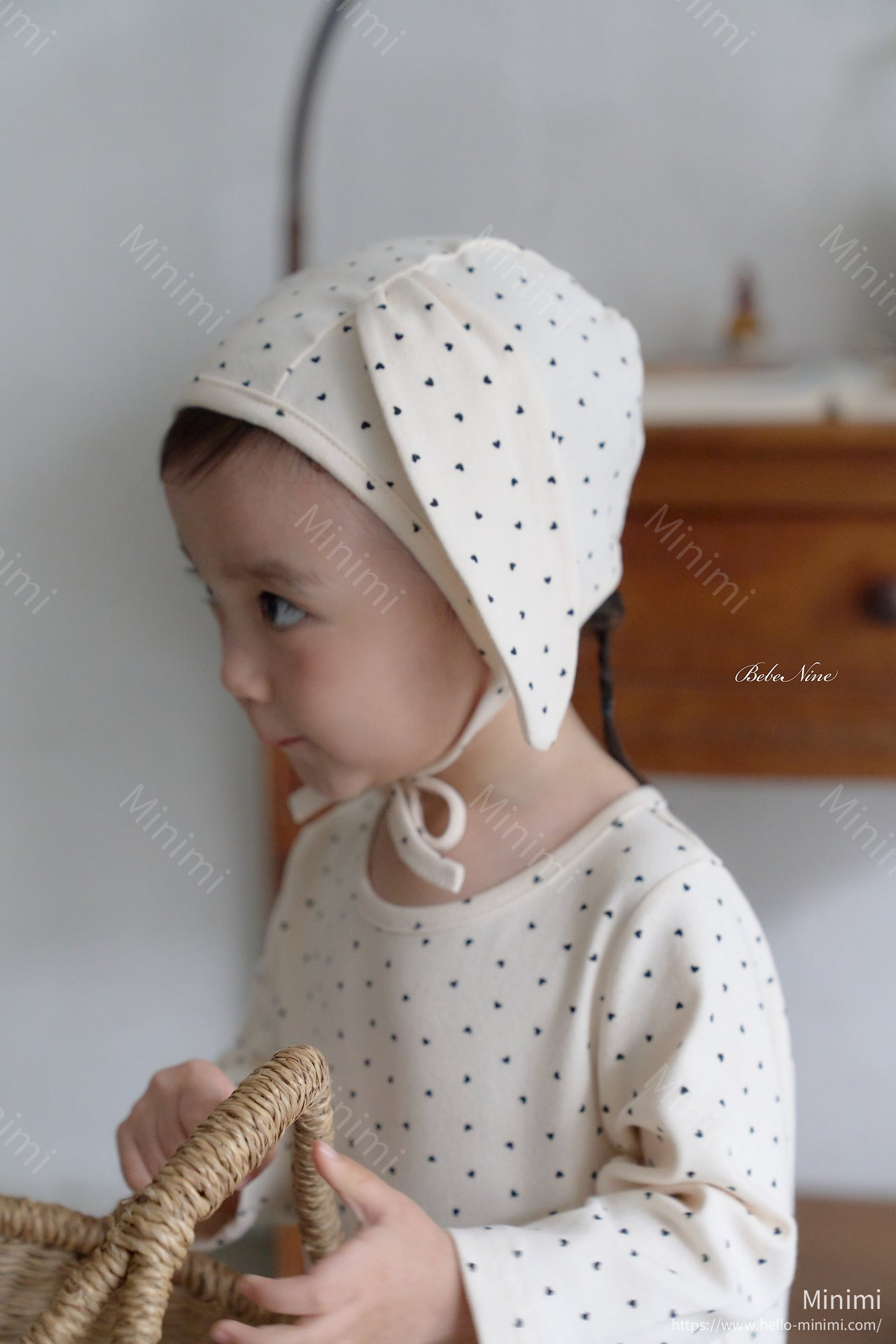 bebe nine Love Dot Bonnet 細節圖 5