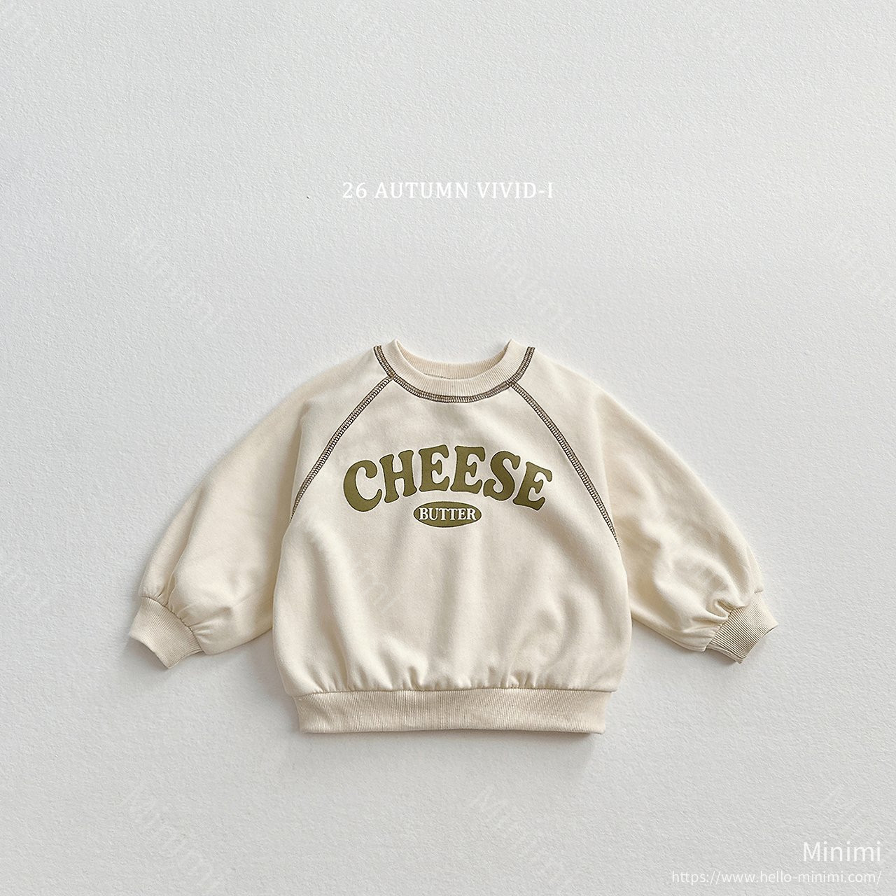 VIVID-I Cheese Stitch Sweatshirt 細節圖 2