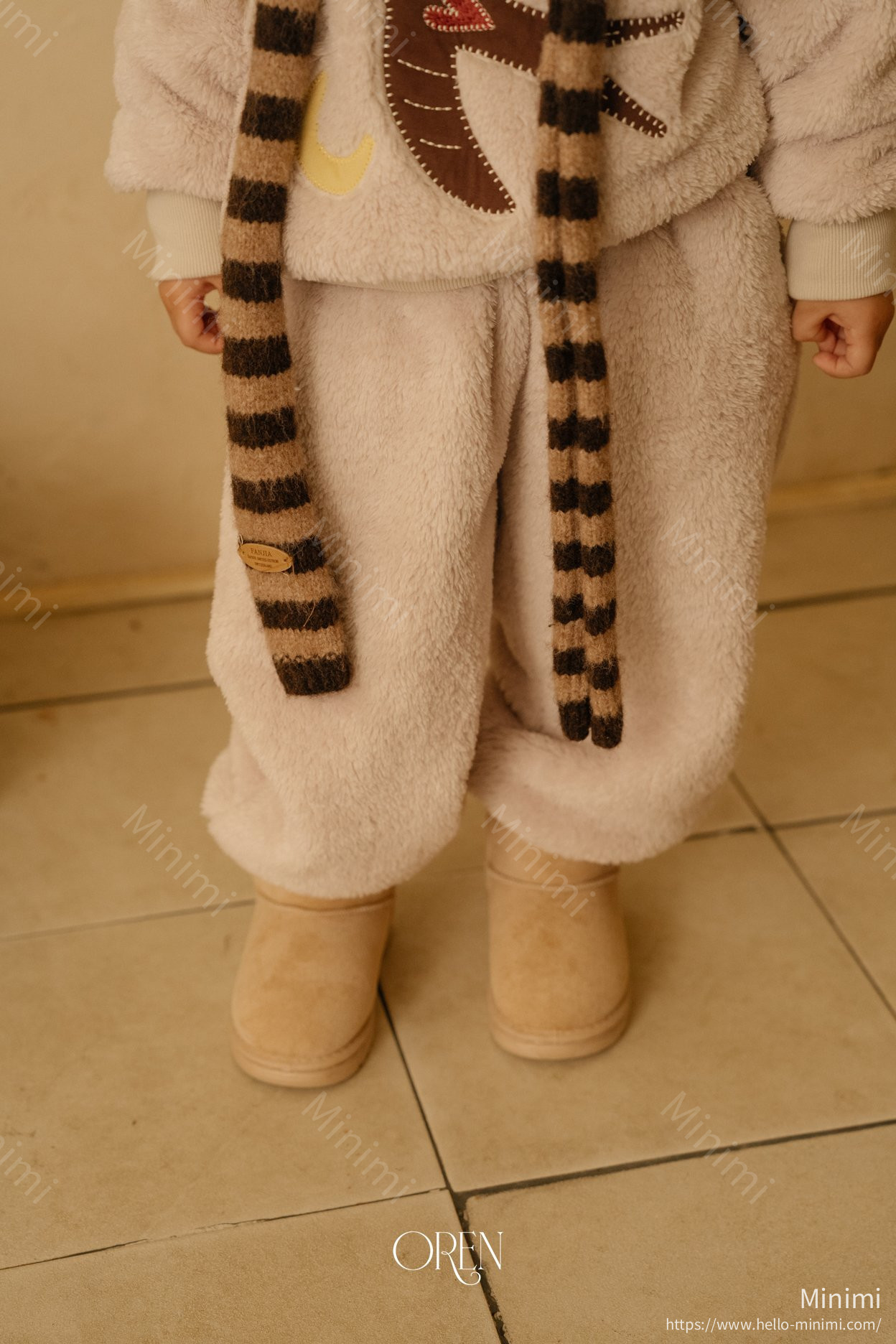 Oren Ambre Stripe Muffler 細節圖 3