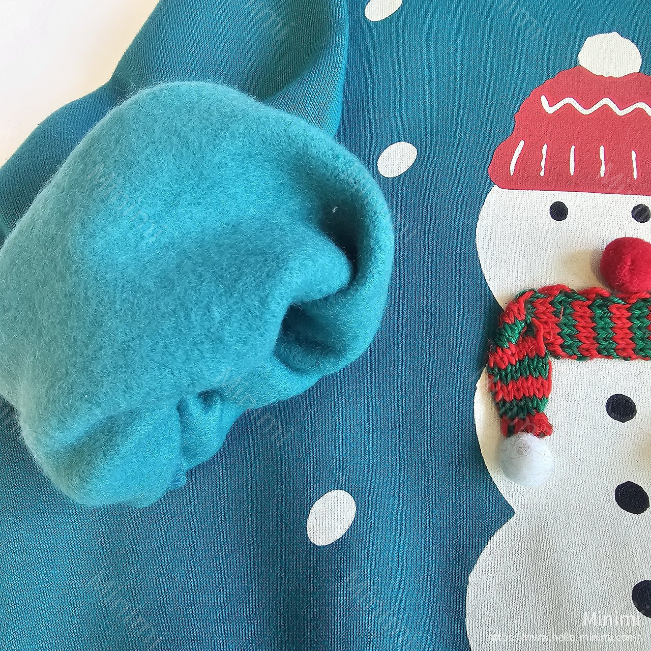 1st BLUE Christmas Snowman Sweatshirt 細節圖 2