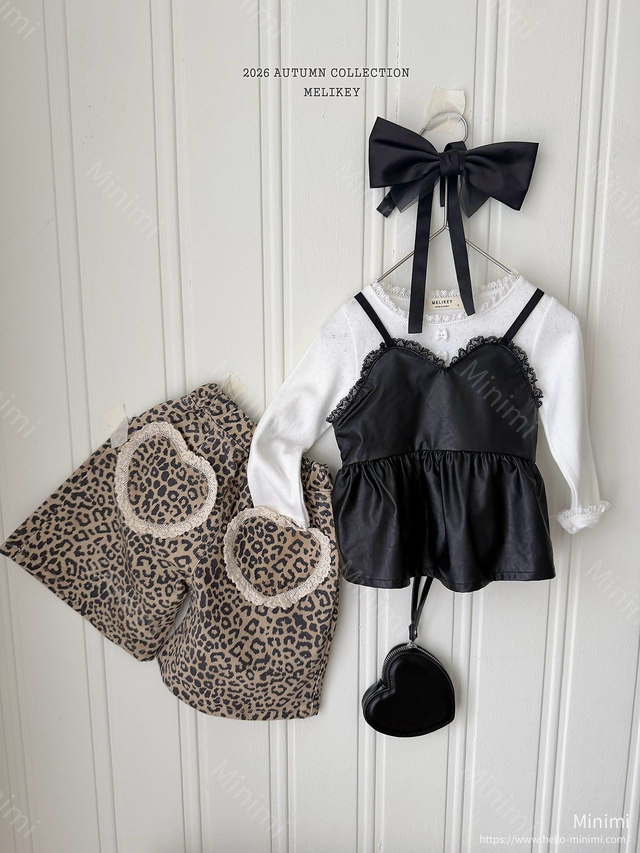 Melikey Leopard Heart Bermuda Shorts 細節圖 5