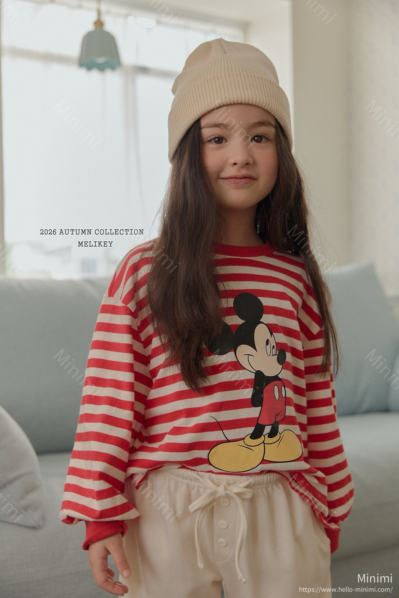 Melikey Mickey Ribbed Hem T-shirt 細節圖 18