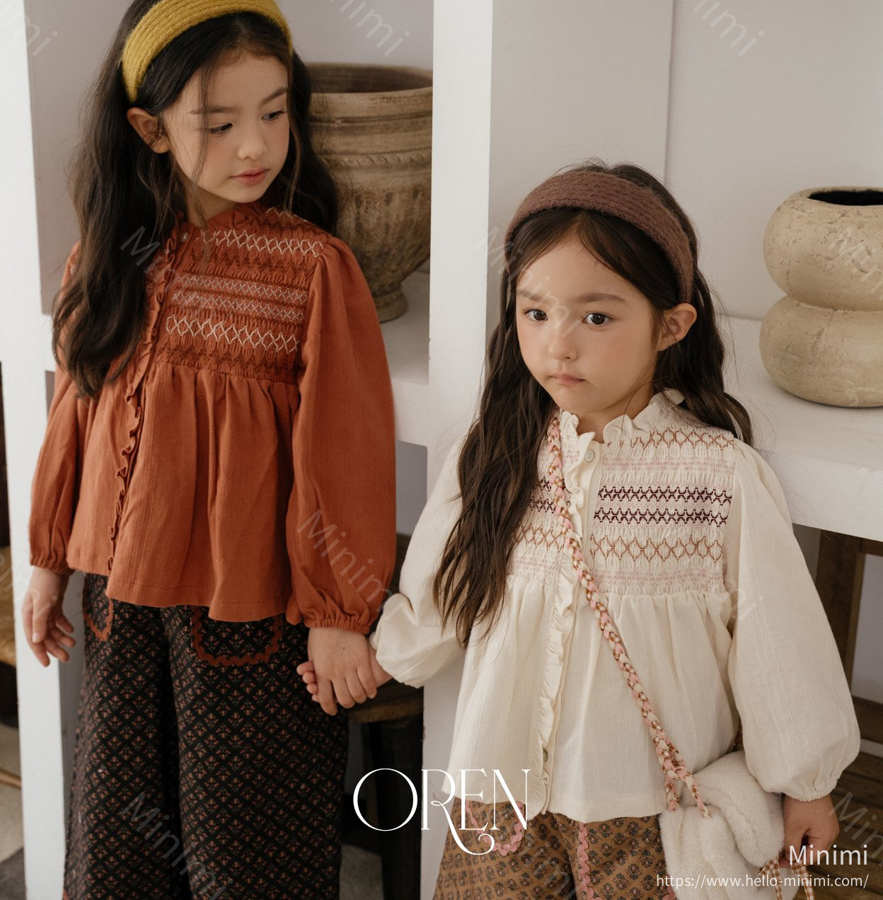 Oren Mercy Smoke Blouse 韓國童裝現貨