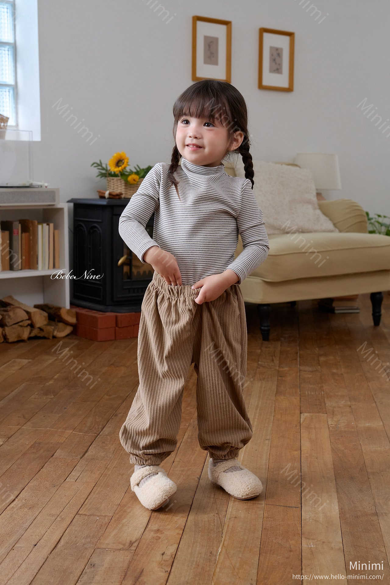 bebe nine Coco Ball Corduroy Pants 細節圖 4