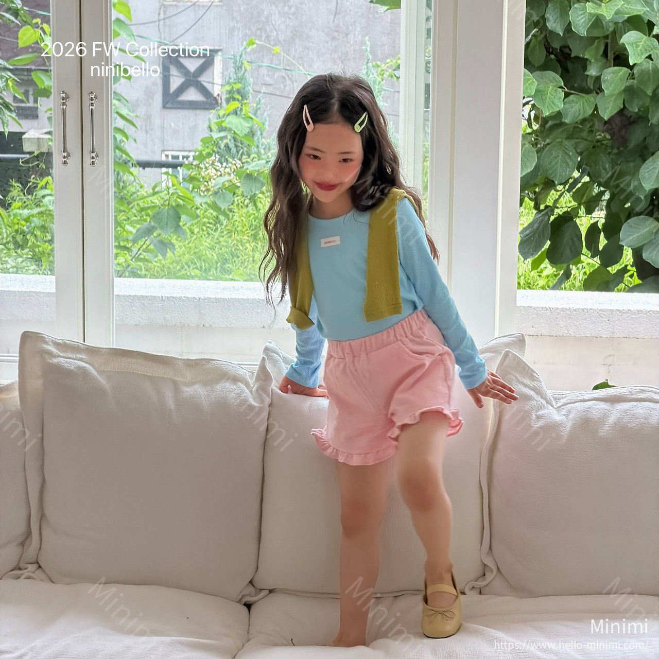 ninibello Heart Frill Corduroy Shorts 細節圖 30