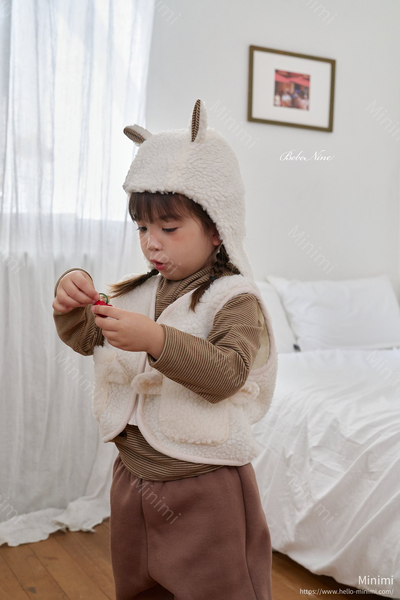 bebe nine Little Lamb Bonnet 細節圖 5