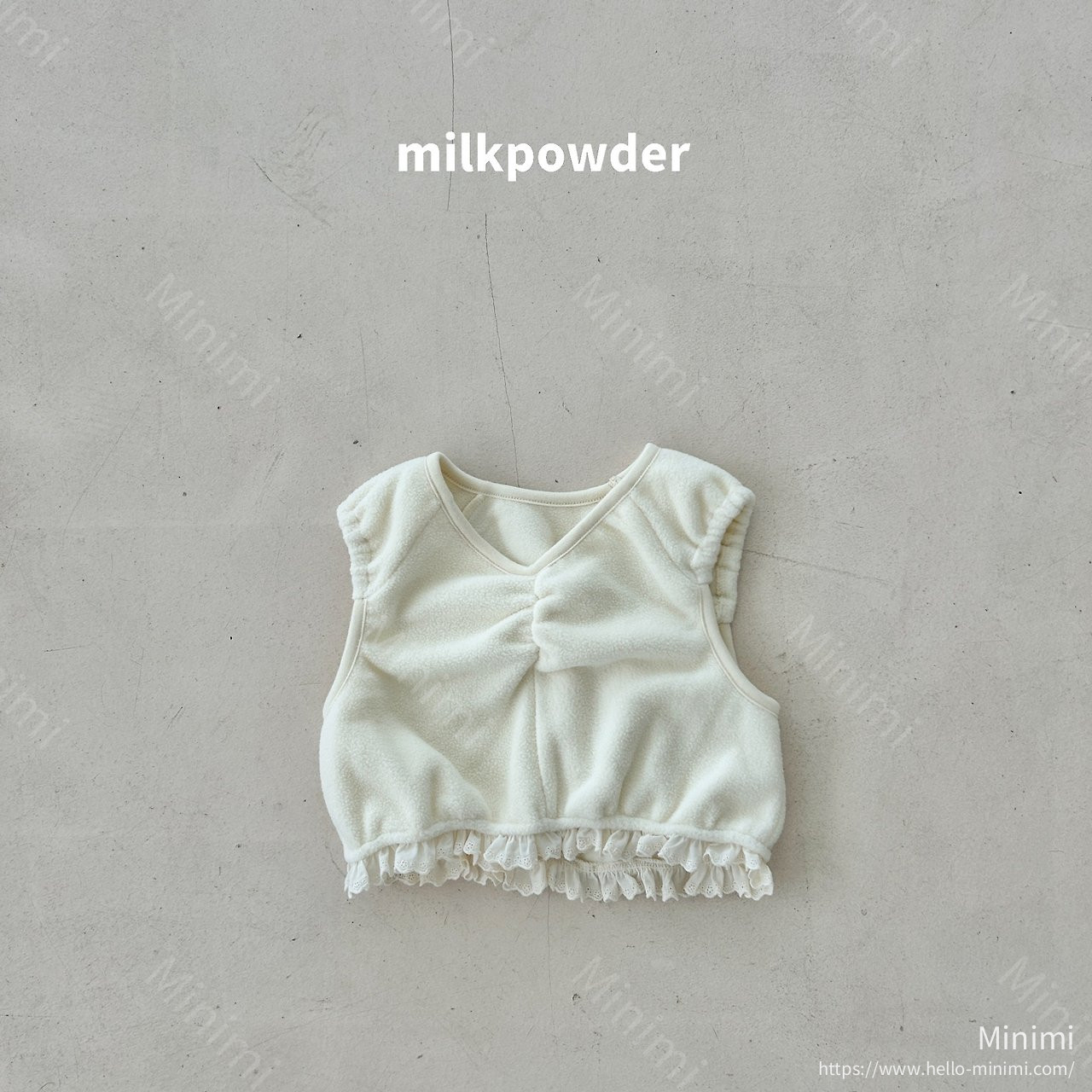 milkpowder Soft Fleece Vest 細節圖 6